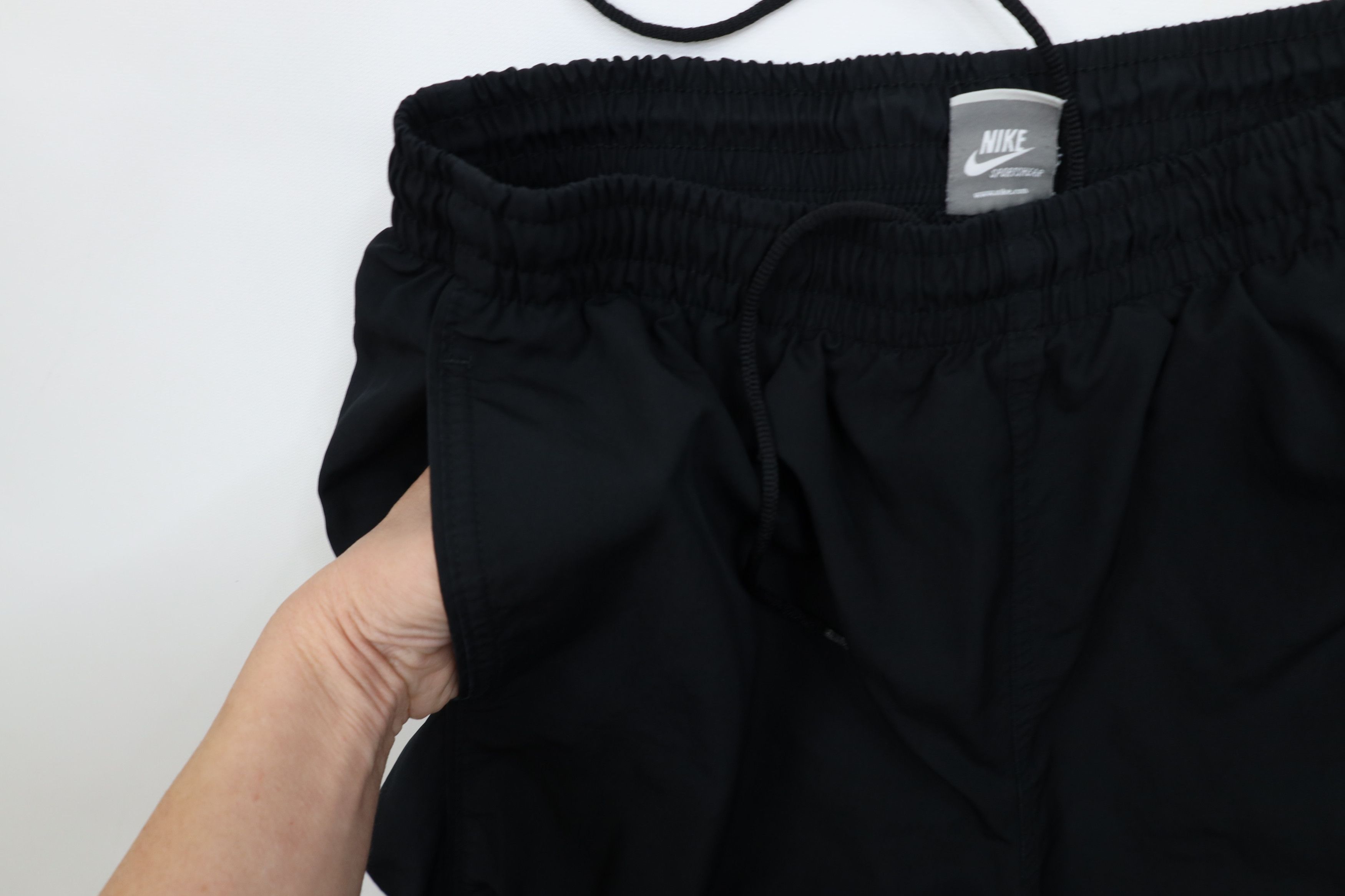 Nike Vintage Y2K Nike Scott Mini Swoosh Lined Wide Leg Pants Size US 36 / EU 52 - 8 Thumbnail