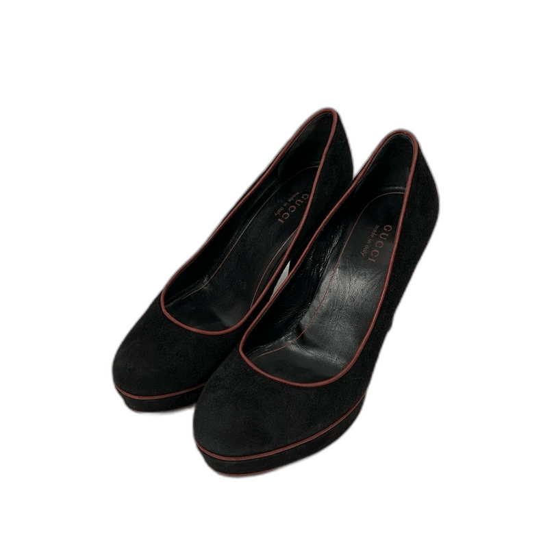Gucci Gucci Velvet High Heels Size 35.5 Size US 4 / IT 34 - 1 Thumbnail
