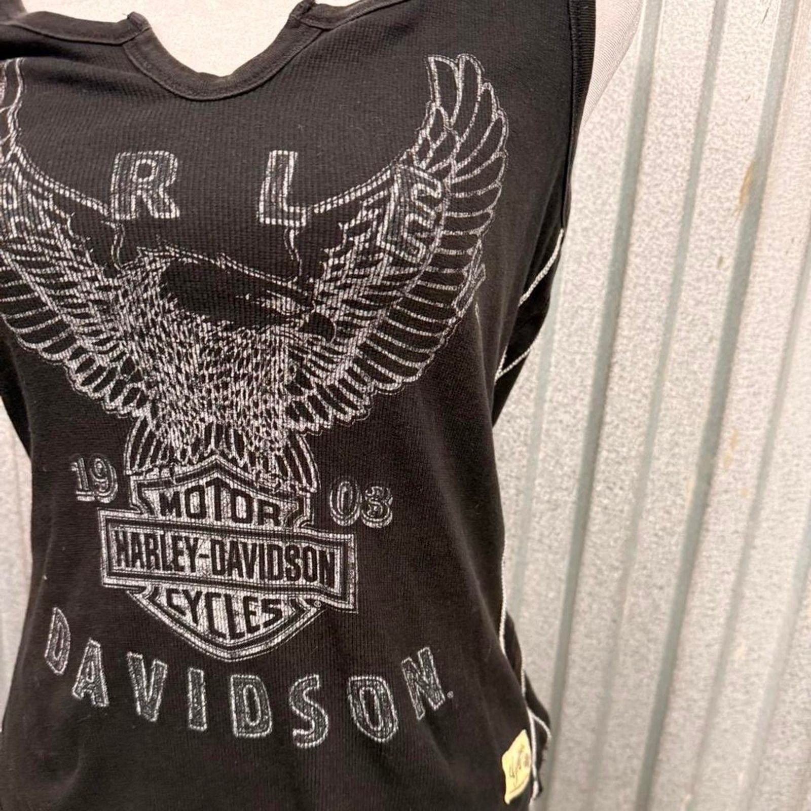 Harley Davidson Vintage Harley davidson black tank top Size M / US 6-8 / IT 42-44 - 3 Thumbnail