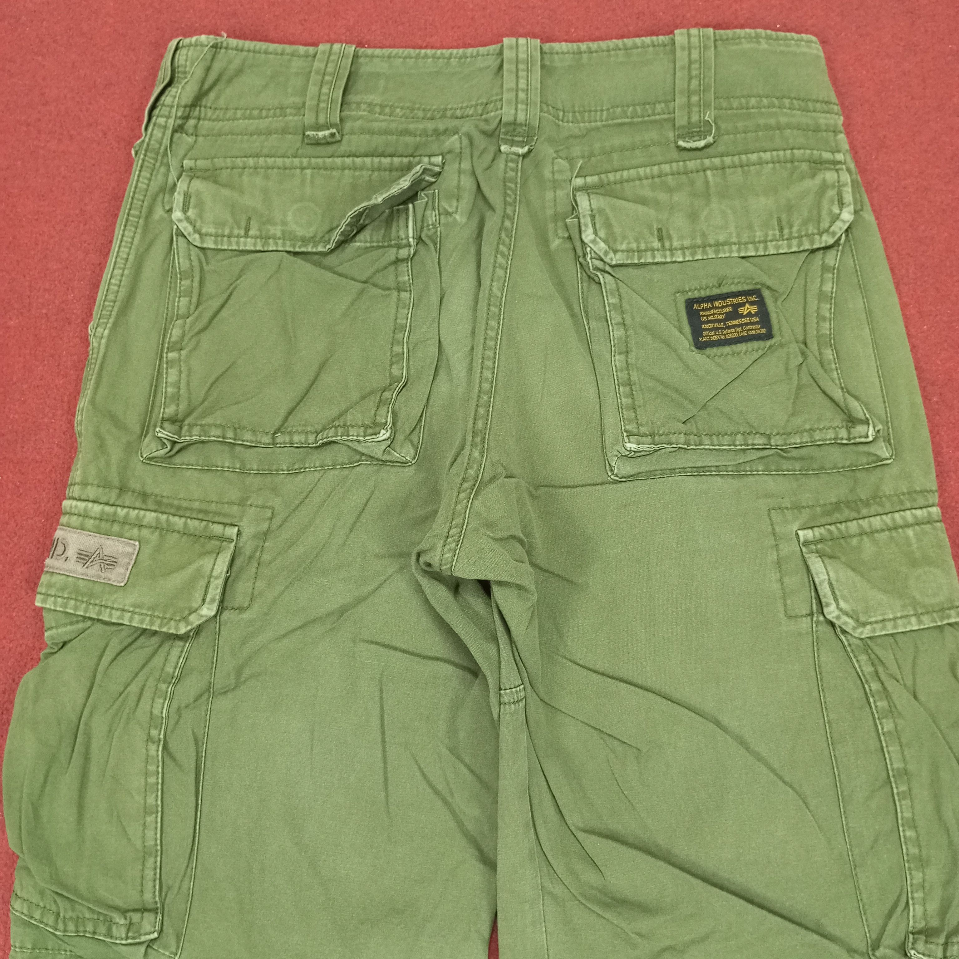 Alpha Industries × Vintage Alpha Industries Cargo Style Pants Multi Pocket Size US 30 / EU 46 - 5 Thumbnail