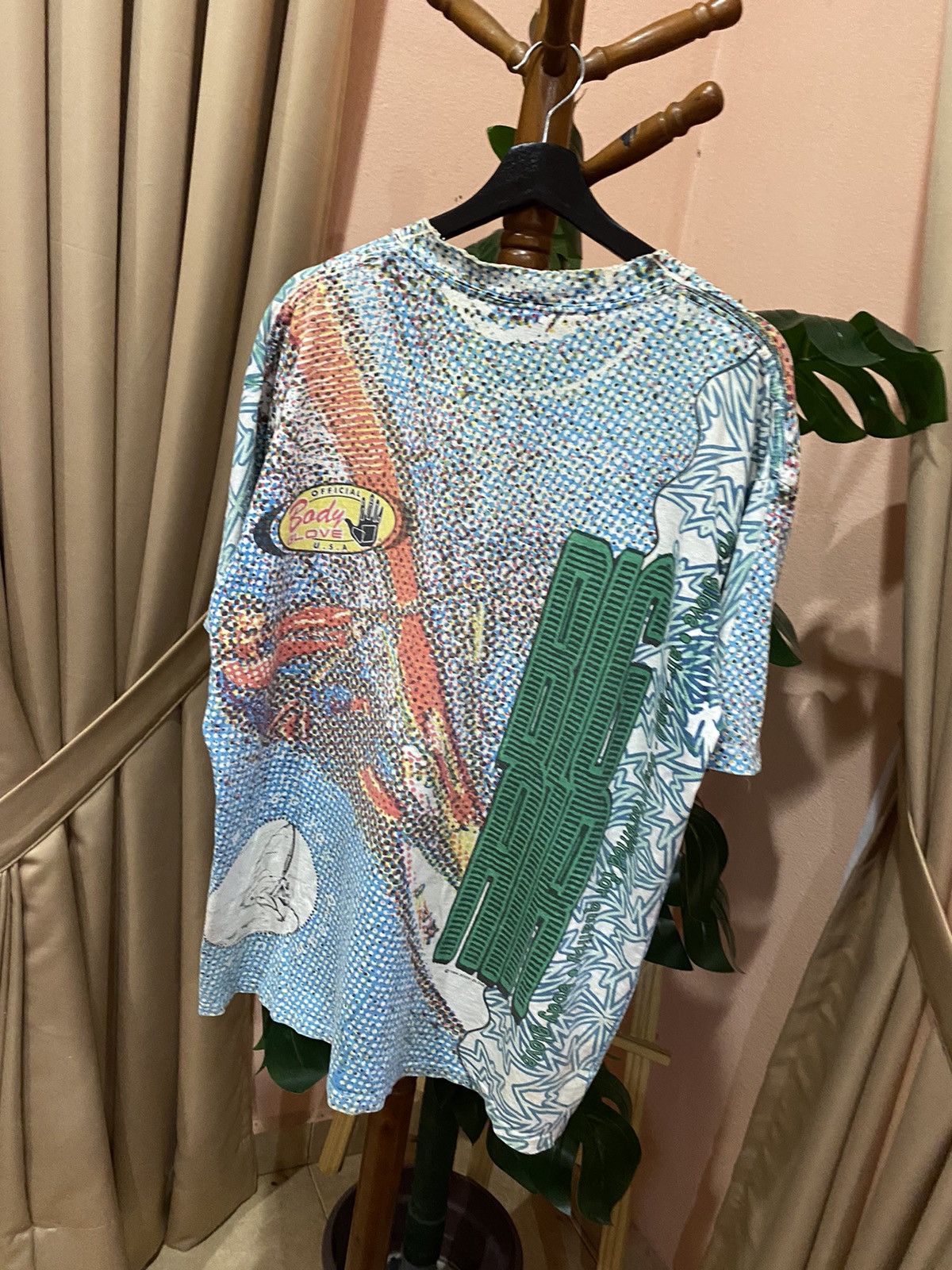 Body Glove VINTAGE 90S BODY GLOVE BIG AIR ALL OVER PRINT SHIRT Size US L / EU 52-54 / 3 - 14 Thumbnail