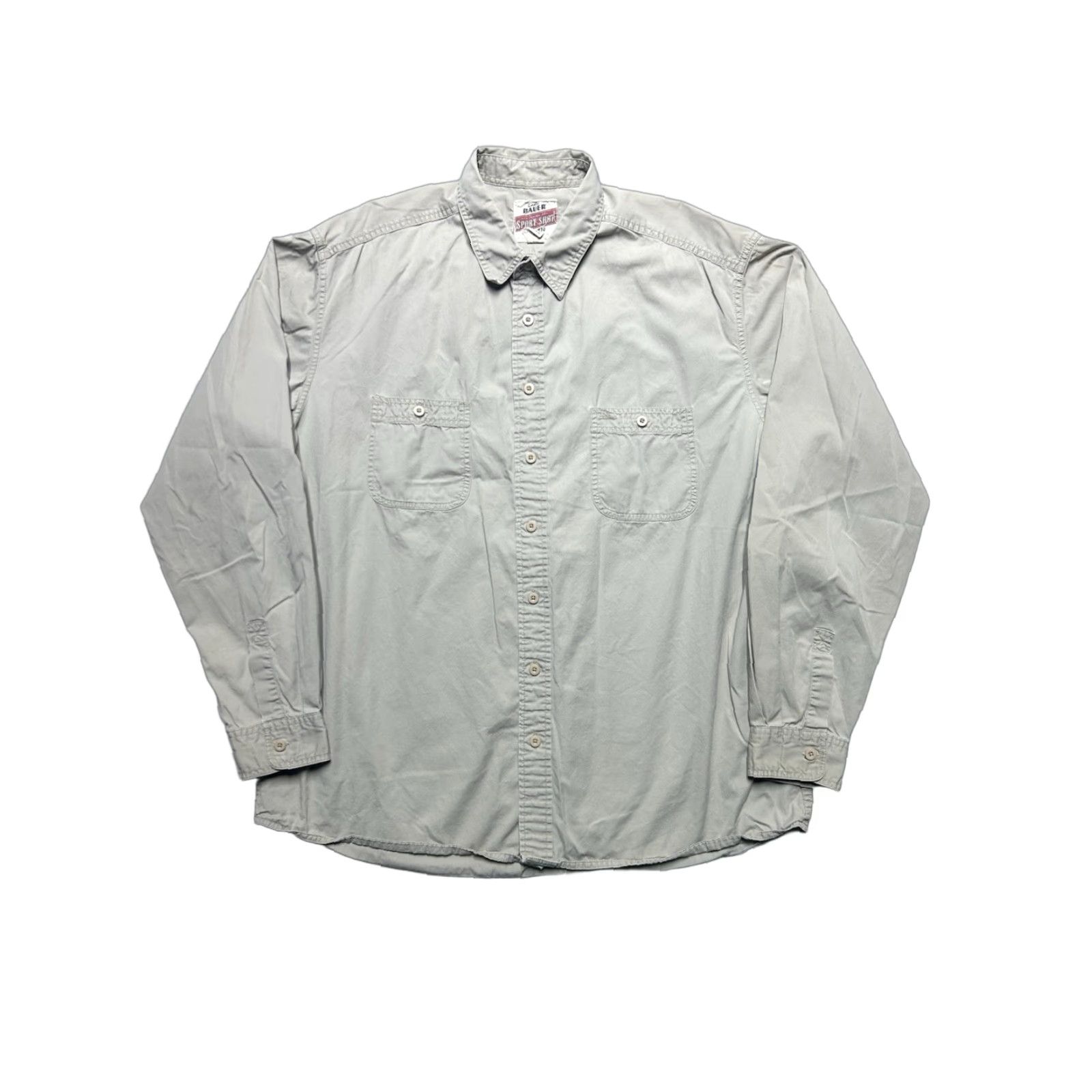 Eddie Bauer Eddie Bauer Sport Shop Long Sleeve Button-Up Shirt Outdoor Safari Tan Khaki XL Tall Beige Men Size US XL / EU 56 / 4 - 1 Thumbnail