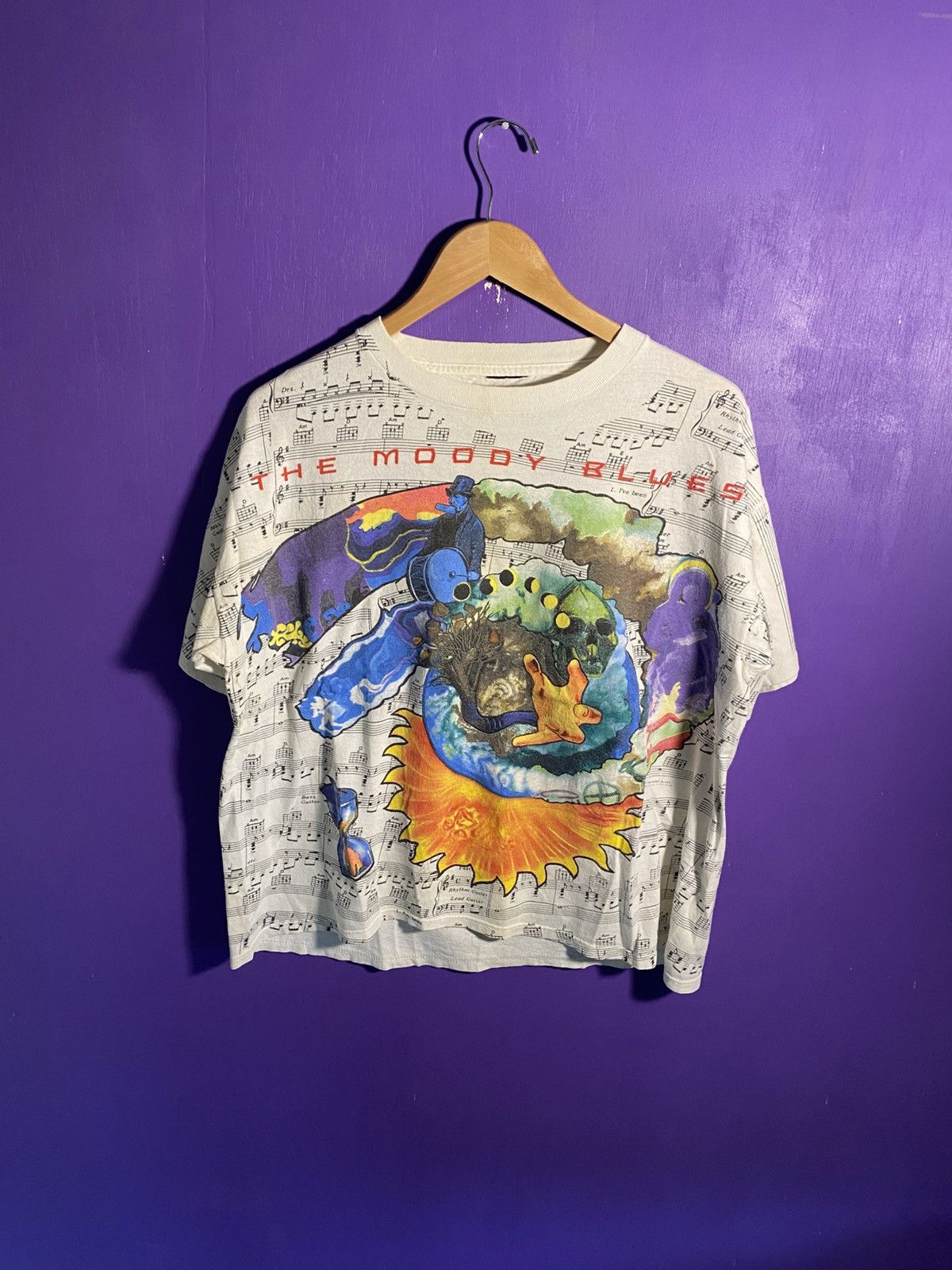 Band Tees Vintage 1993 The Moody blues AOP tour tee Size US L / EU 52-54 / 3 - 1 Thumbnail