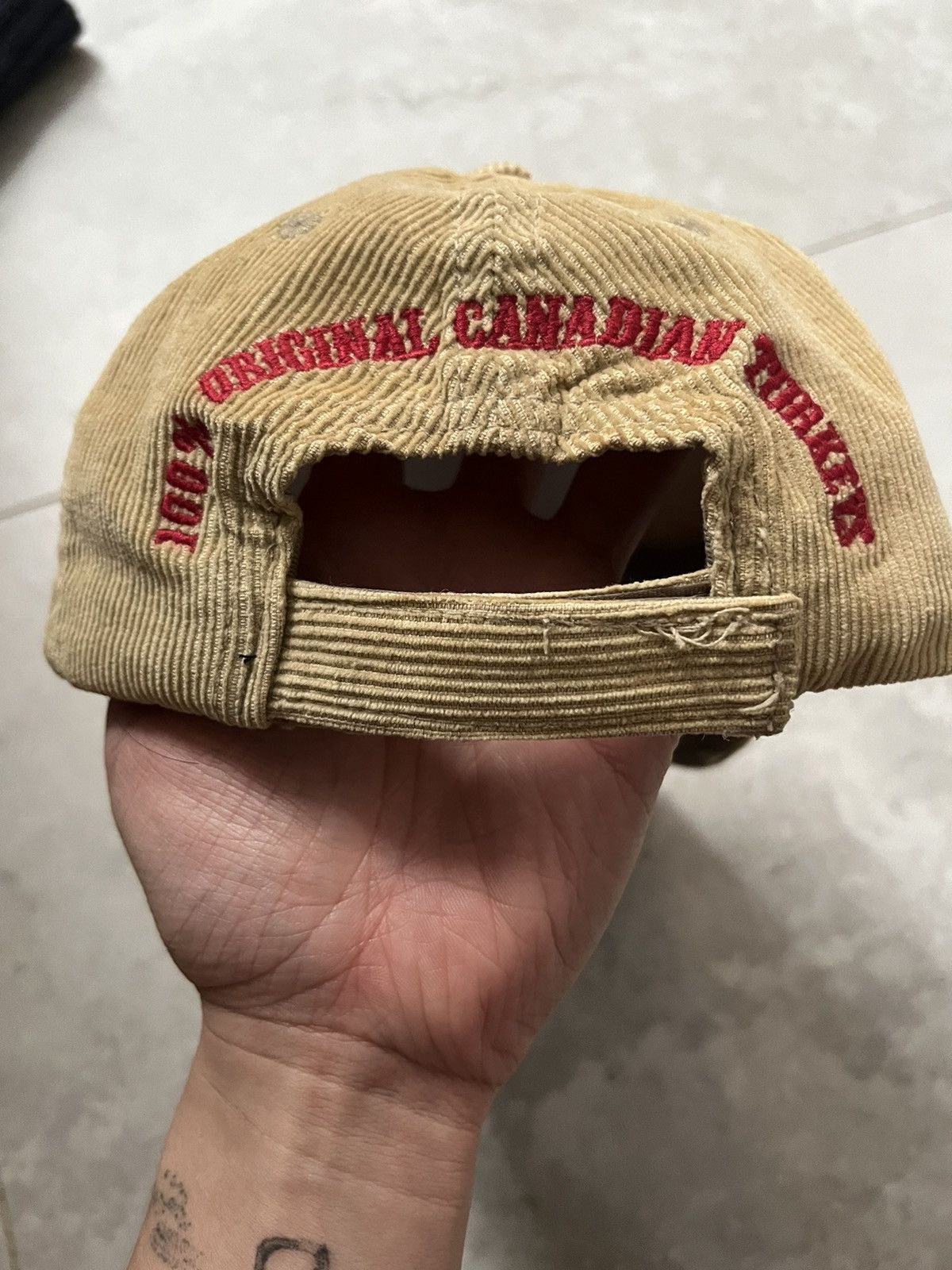 Dsquared2 00s Dsquared2 Corduroy Hat Size ONE SIZE - 3 Thumbnail