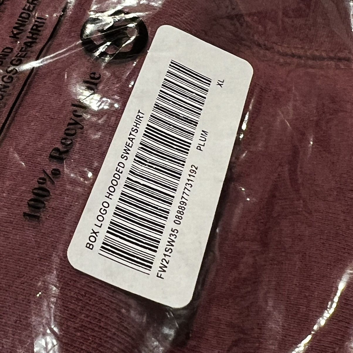 Supreme Supreme Plum Box Logo hoodie Size US XL / EU 56 / 4 - 14 Thumbnail