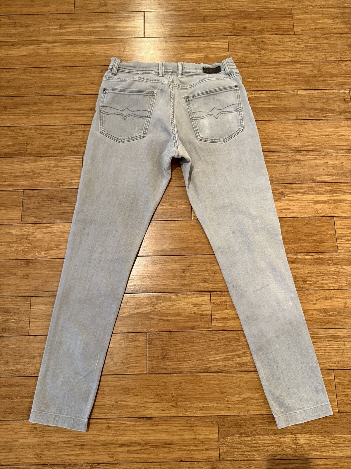 Dolce & Gabbana Dolce & Gabbana Skinny Jean Grey Size US 31 - 4 Thumbnail