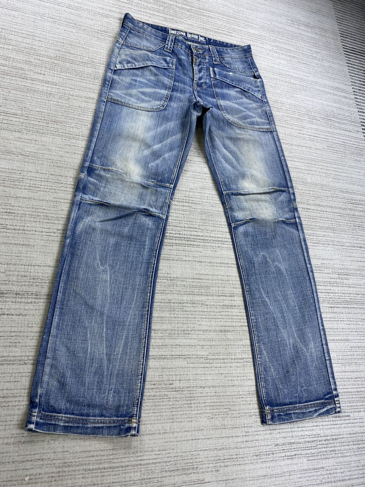 Japanese Brand 🔥STEALS Timezone Japan Rare Design Denim Jeans Pants Size US 32 / EU 48 - 3 Thumbnail