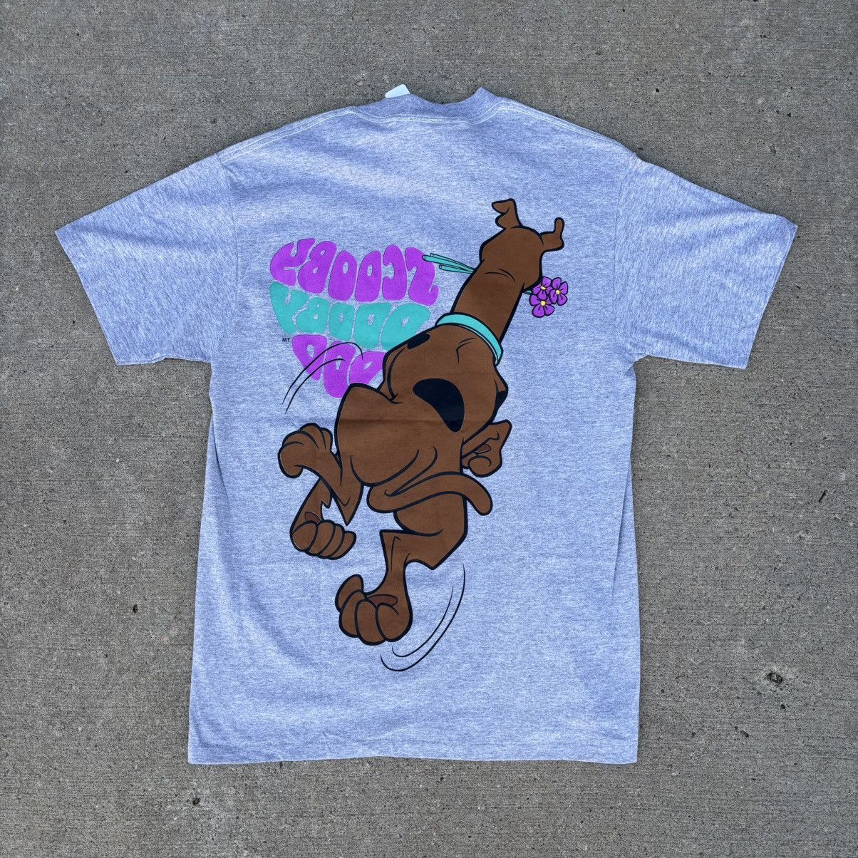Cartoon Network Vintage 1998 AOP Scooby Doo grey single stitch tee Size US M / EU 48-50 / 2 - 4 Thumbnail