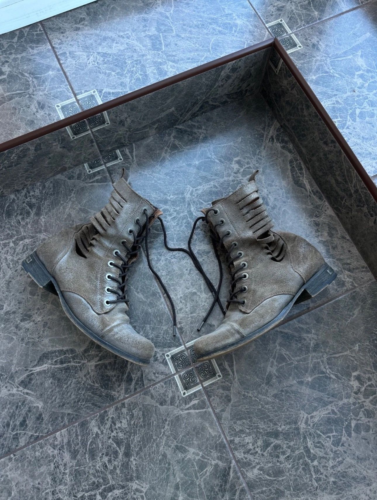 Diesel Vintage Diesel Avant Garde Lace-Up Ladies Boots 7.5 US Size US 7.5 / IT 37.5 - 1 Thumbnail