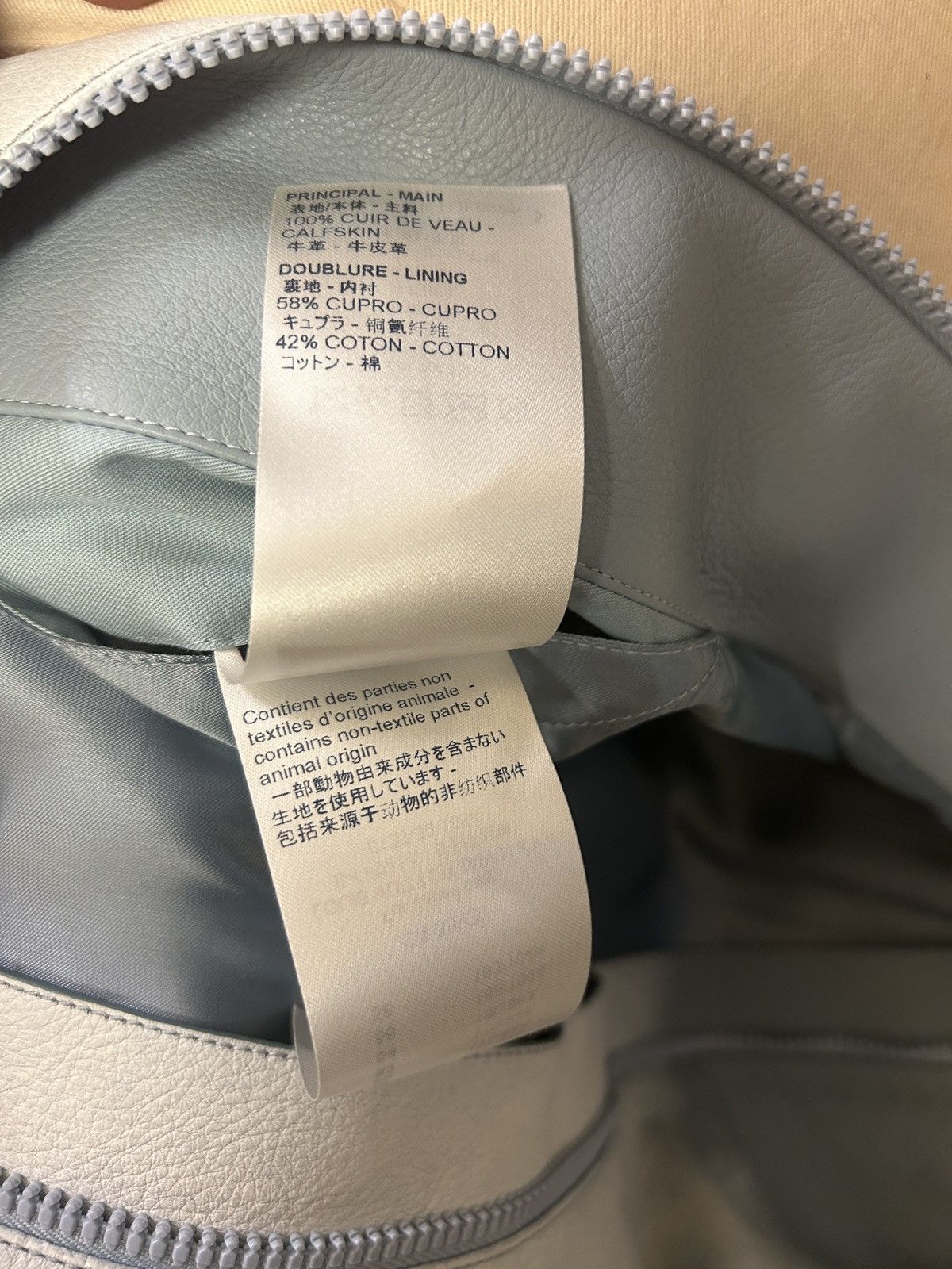 Louis Vuitton Louis Vuitton Cloud Leather Blue Bomber Size US XL / EU 56 / 4 - 4 Thumbnail