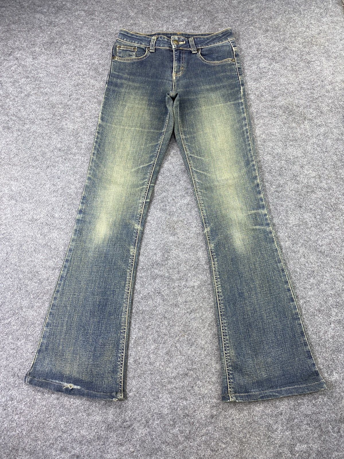 Edwin × Japanese Brand × Jean Miss Edwin Flare Blue Wash Jeans - J1052 Size 27" / US 4 / IT 40 - 2 Thumbnail