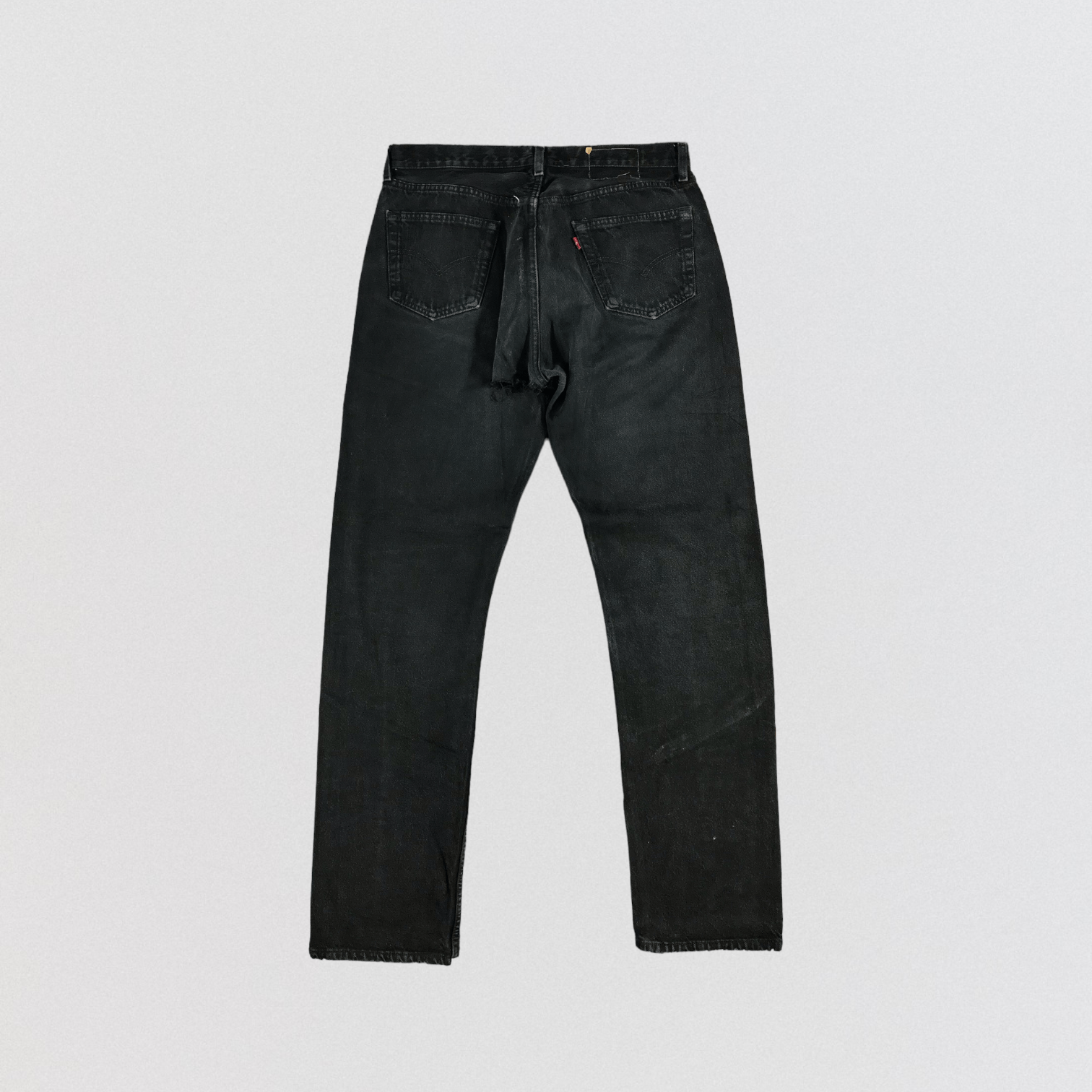 Levi's × Vintage 90s Vintage Levis 501 Ripped Jeans-JM2337 Size US 36 / EU 52 - 2 Thumbnail