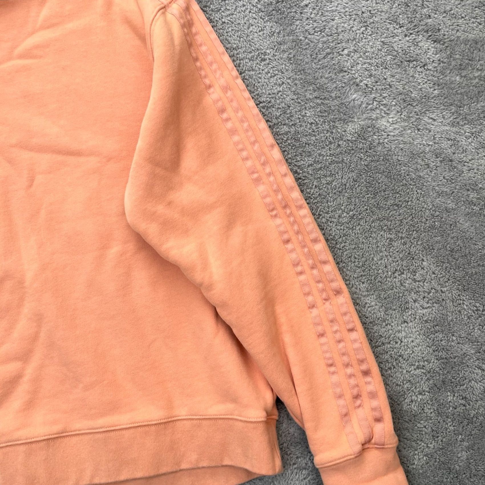 Adidas VINTAGE Adidas Ivy Park Sweatshirt Womens Large Pink Pullover Terry Fleece Lined Cotton Size L / US 10 / IT 46 - 5 Thumbnail