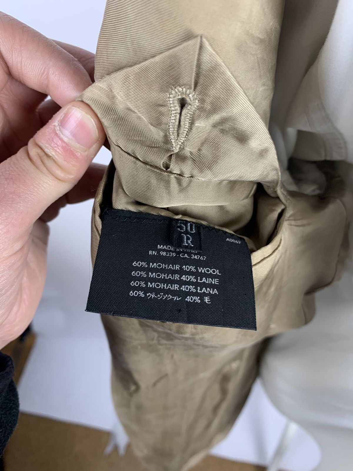 Prada Vintage Prada Milano Single Breasted Blazer Men’s Size 50R Size 50R - 10 Thumbnail
