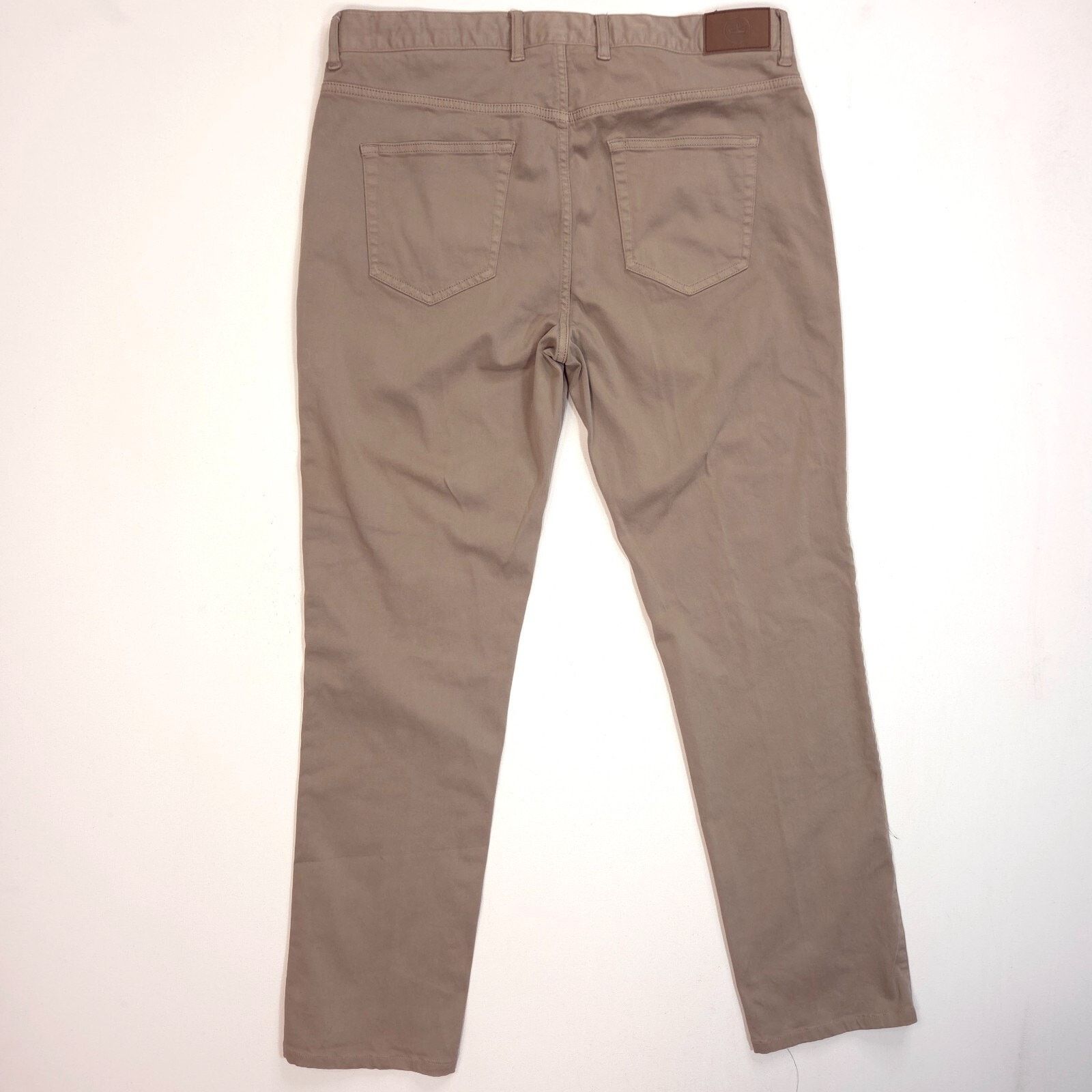 Peter Millar Peter Millar 5-Pocket Pants Mens 35x31 Beige Khaki Chinos Size US 35 - 8 Thumbnail