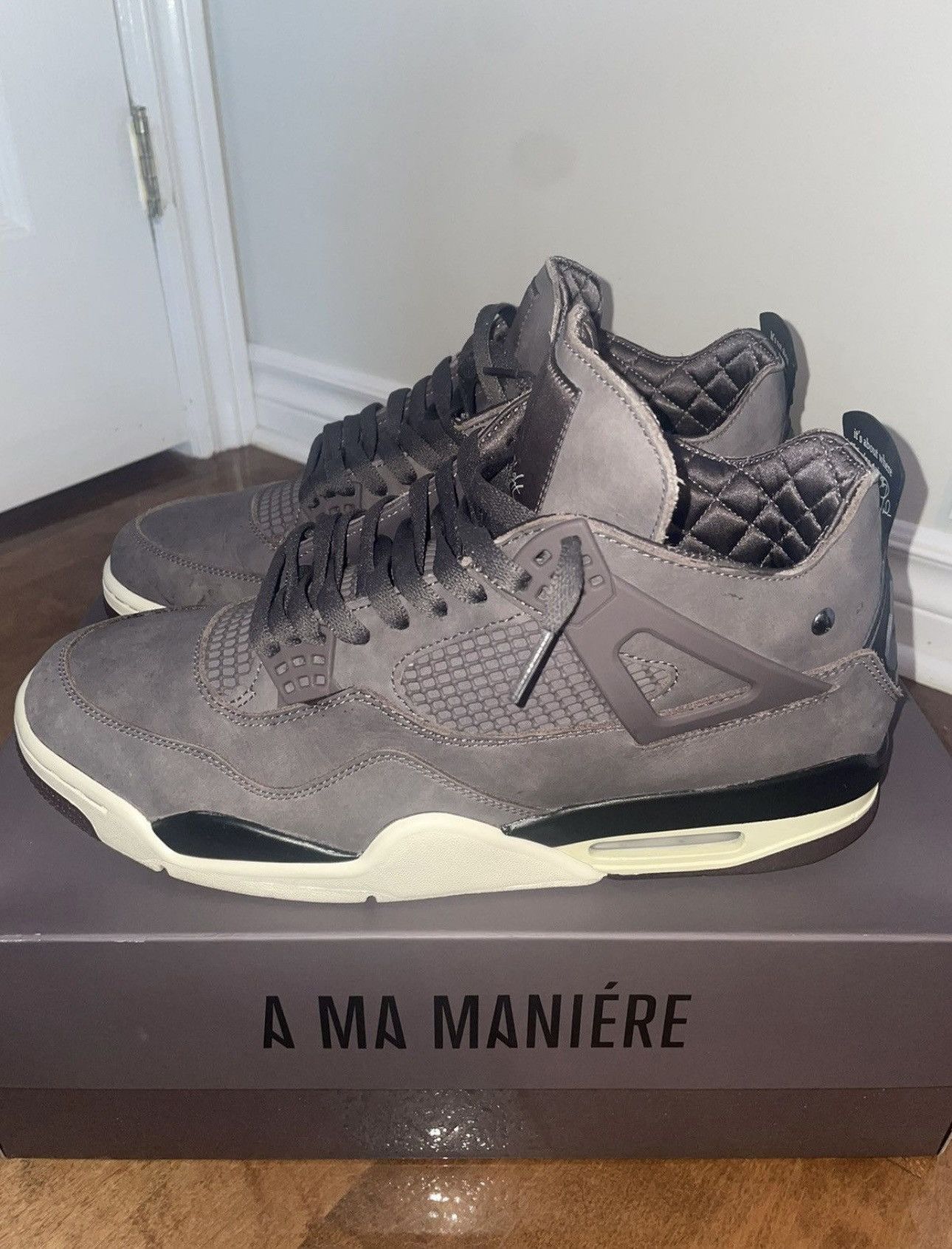 A Ma Maniere × Jordan Brand Jordan 4 Retro SP A Ma Maniére Violet Ore Size US 13 / EU 46 - 6 Thumbnail