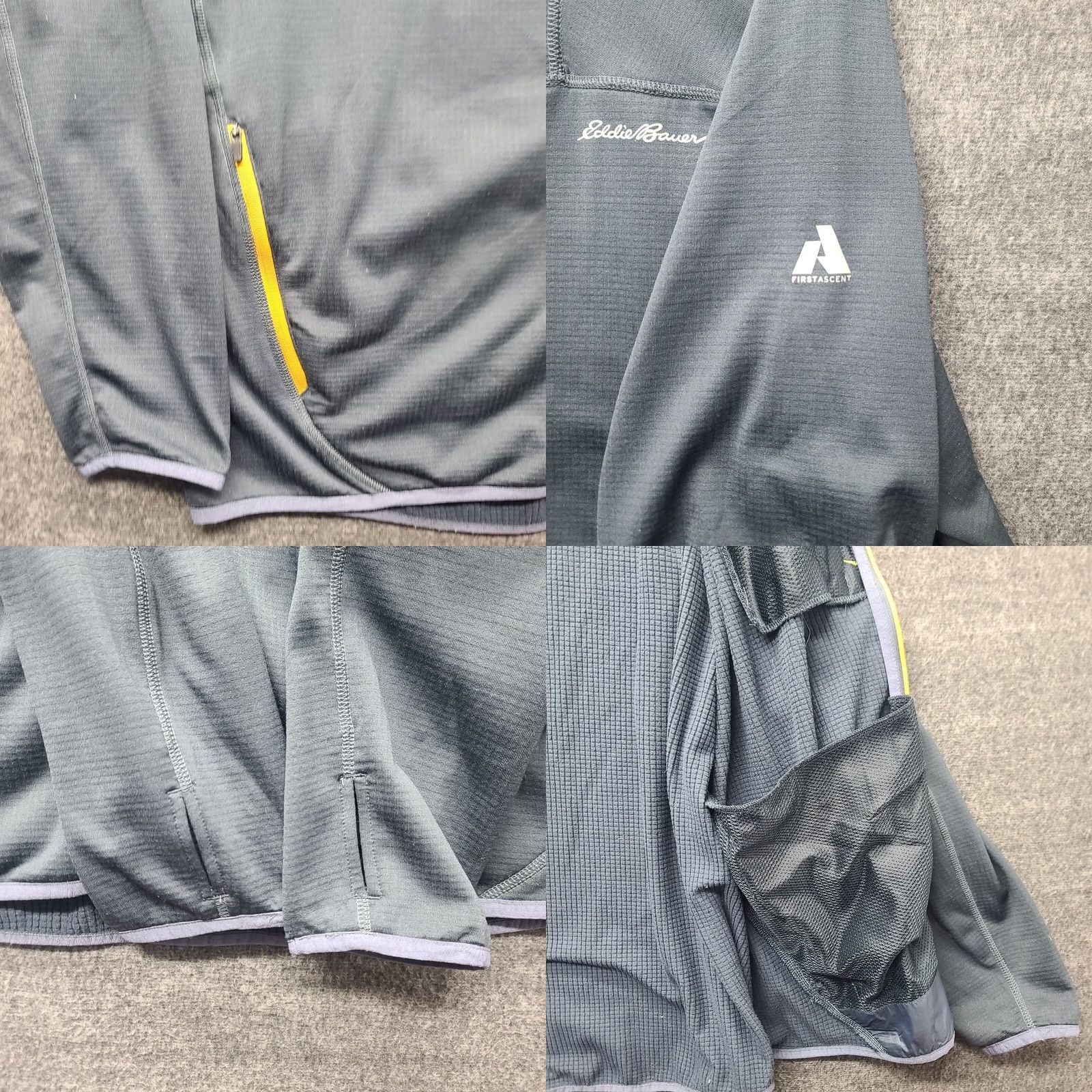Eddie Bauer Eddie Bauer First Ascent High Route Jacket Men 2XL Regular Gray Solid Zip Full Lightweight Hiking Walking Size US XXL / EU 58 / 5 - 8 Thumbnail