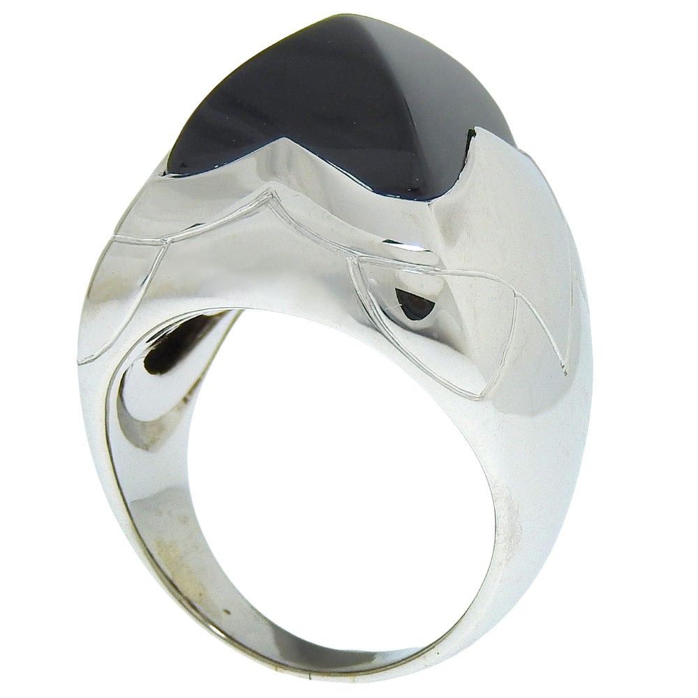 image of Bvlgari Bulgari Pyramide Ring in Silver, Women's