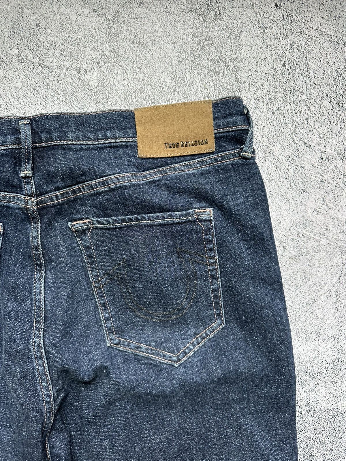 True Religion Vintage True Religion Beige Washed Denim Jeans Y2K Size US 32 / EU 48 - 14 Thumbnail