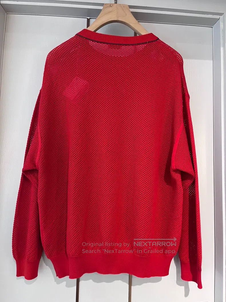 Brunello Cucinelli Brunello Cucinelli All Cotton Openwork Knit Sweater Size L / US 10 / IT 46 - 3 Thumbnail