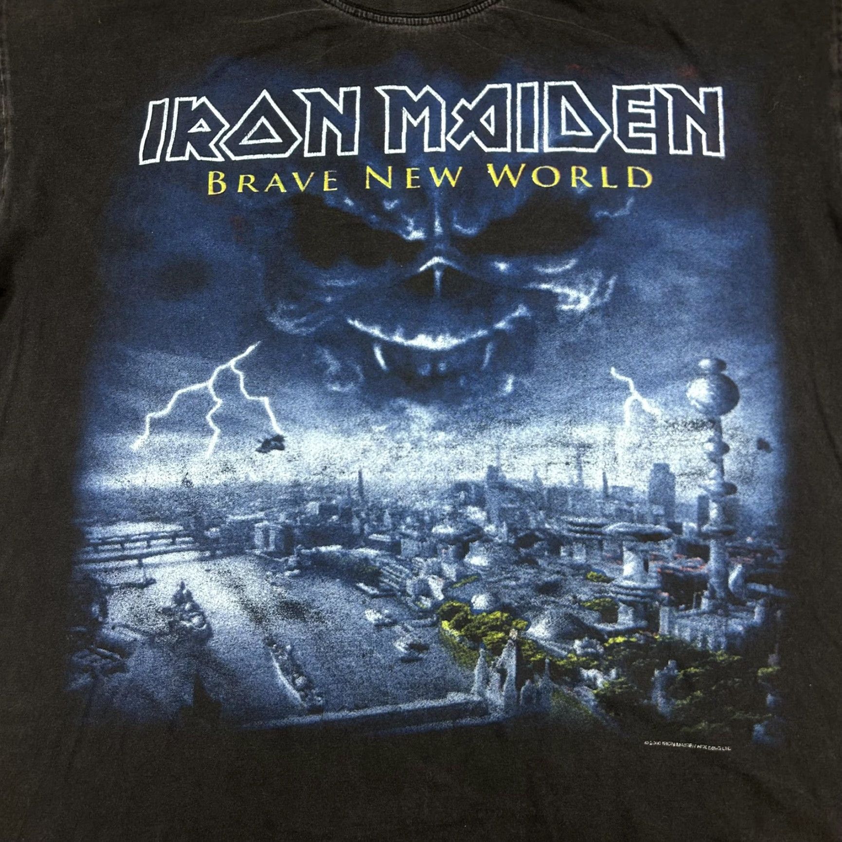 Vintage VINTAGE Iron Maiden Shirt Mens XL Black Brave New World Double Sided 2010 Euro Size US XL / EU 56 / 4 - 5 Thumbnail