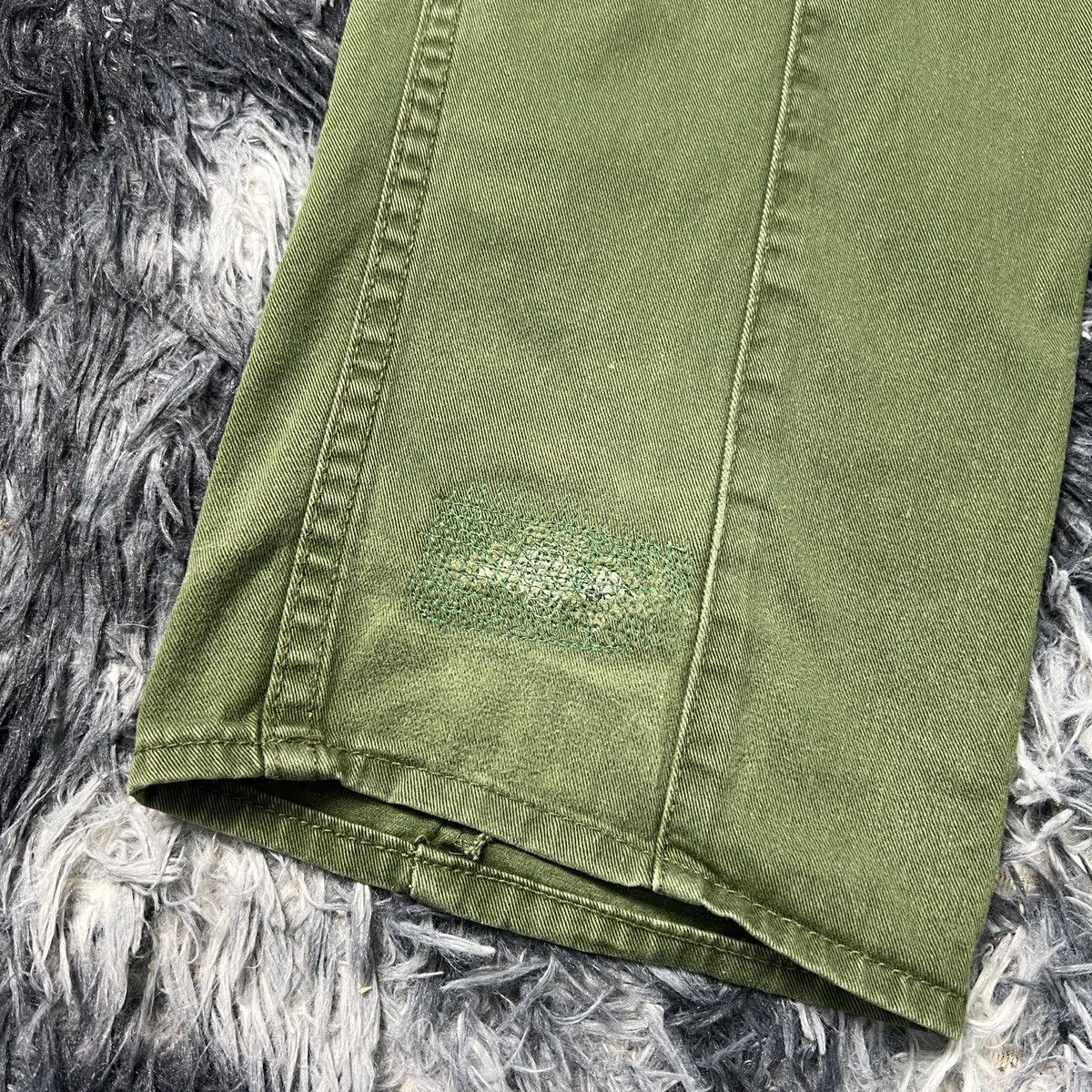 Japanese Brand Dominate Handcrafted Jeans Double Waist Cargo Pants Size US 32 / EU 48 - 9 Thumbnail