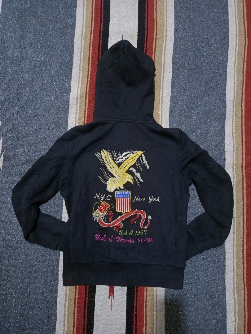 Polo Ralph Lauren Polo Ralph Lauren Sukajan Eagle Dragon Hoodie Size US S / EU 44-46 / 1 - 3 Thumbnail
