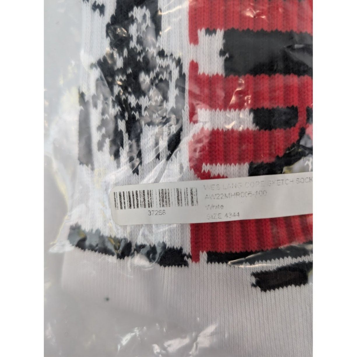 Amiri × Wes Lang o1rshd1 Q:2 / Size: 43-44 / Core Sketch Socks in White Size ONE SIZE - 12 Thumbnail