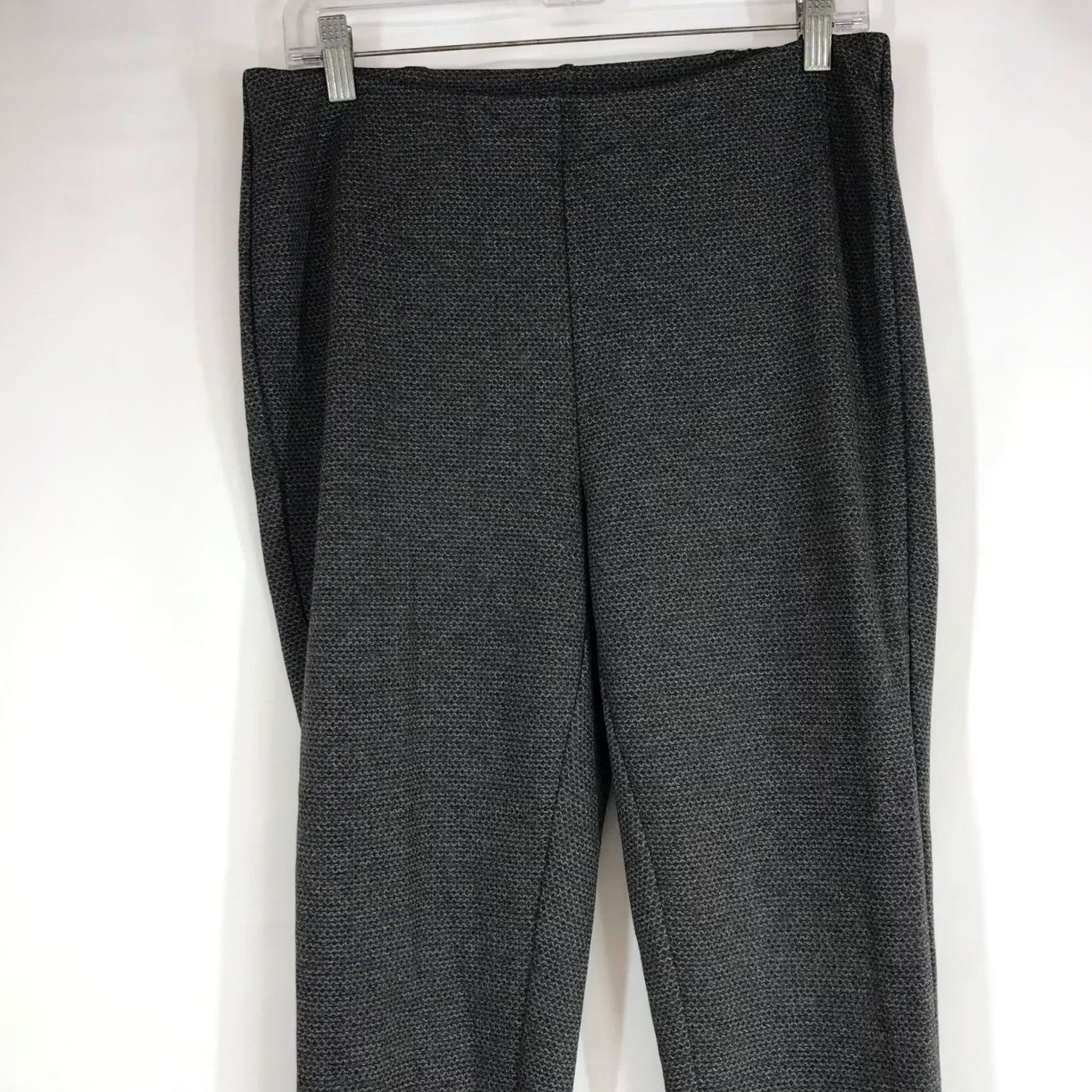 J. Jill J. Jill Leggings Gray Textured Ponte Knit Slim Fit Size M Charcoal Womens Pants Size 32" / US 10 / IT 46 - 2 Thumbnail