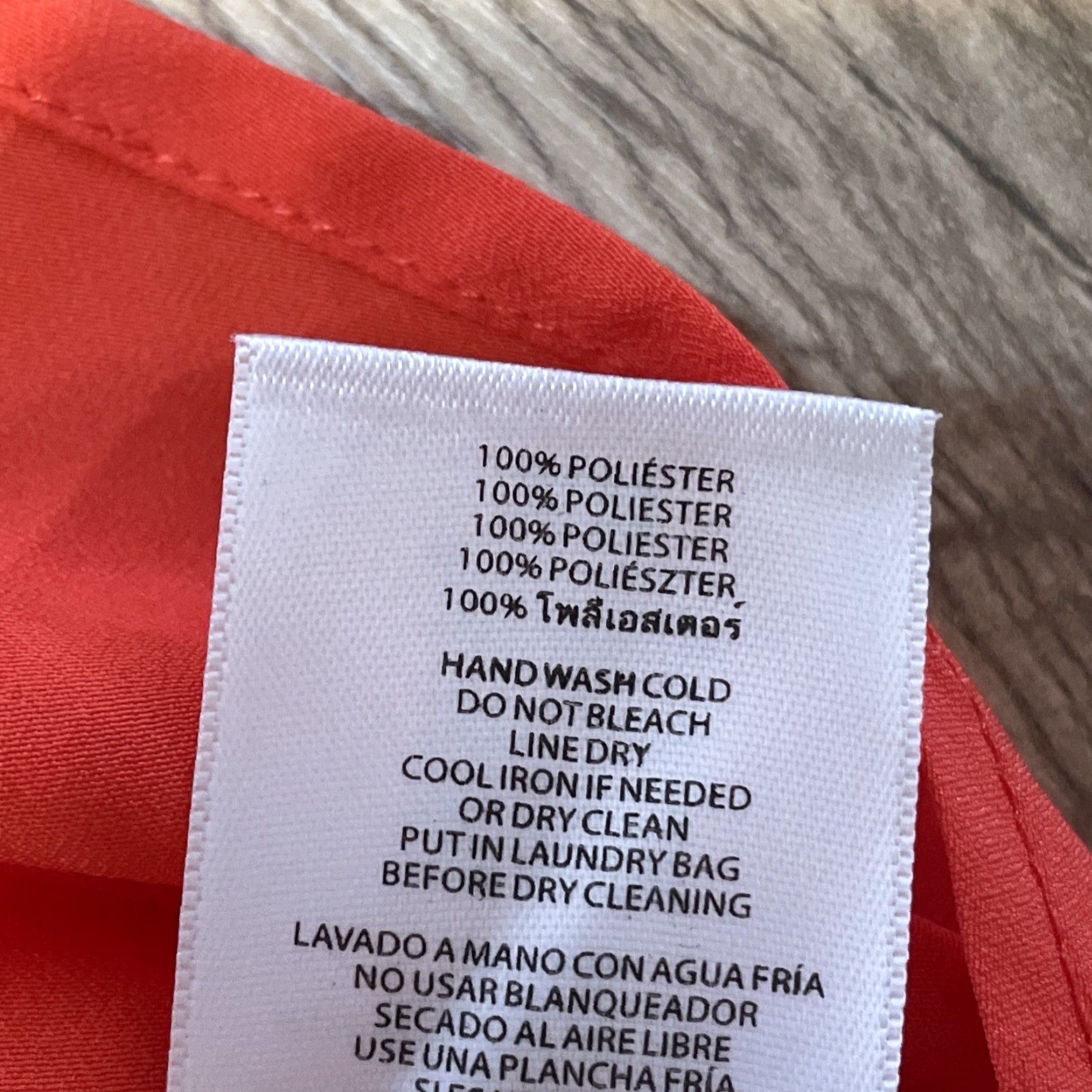 Michael Kors Michael Kors Women's Blouse 3/4 Sleeve Size Small Orange Casual Party Top Size S / US 4 / IT 40 - 4 Thumbnail
