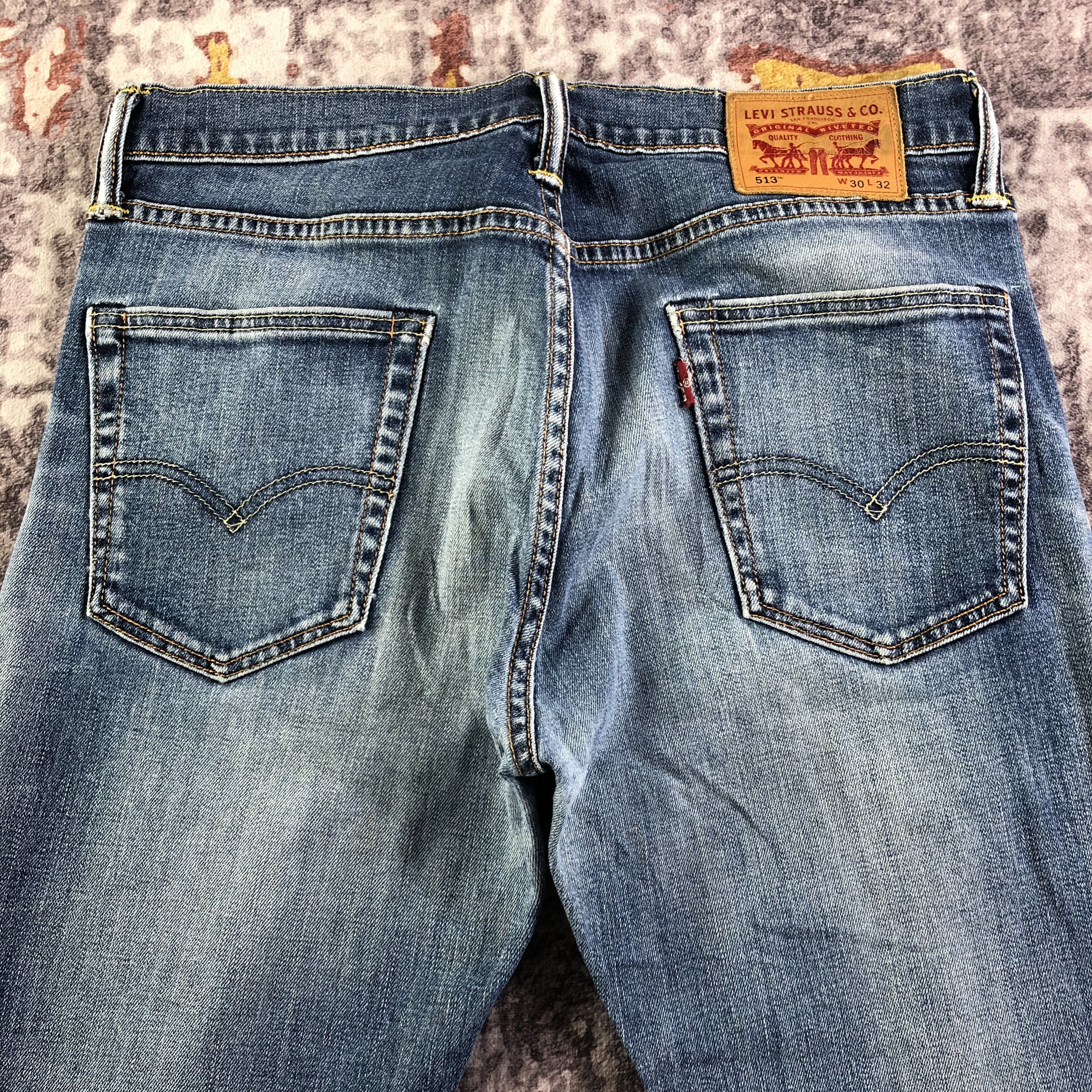 Levi's × Vintage Vintage Blue Wash Levis 513 Jeans-JM3315 Size US 31 - 4 Thumbnail