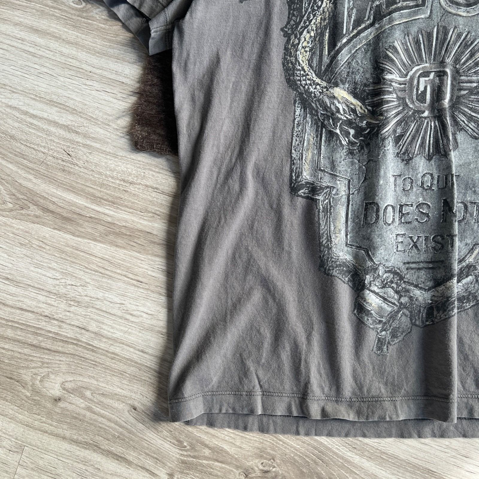 Tapout Tapout Y2K Skull T-Shirt 9948AC Size US M / EU 48-50 / 2 - 2 Thumbnail