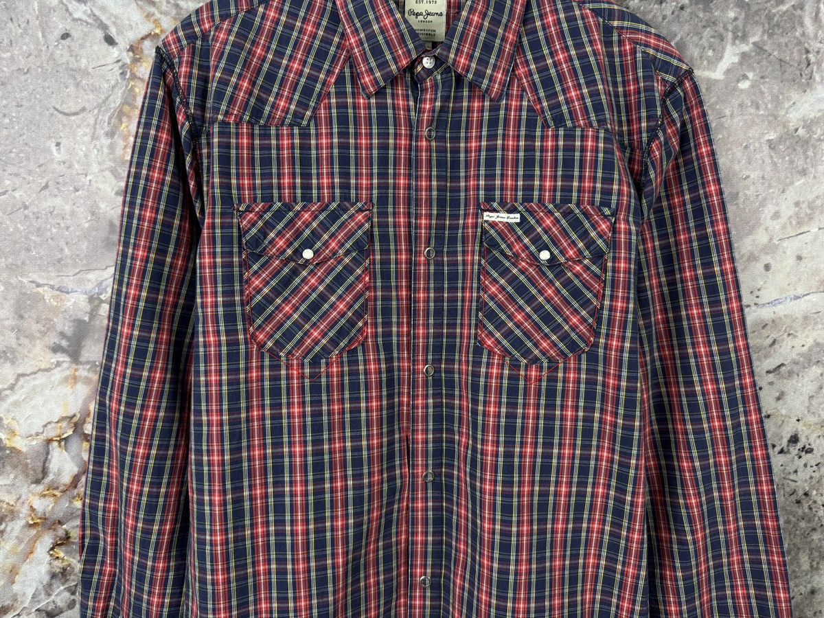 Pepe Jeans Men’s Pepe Jeans London Long Sleeve Shirt Button Up Size L Size US L / EU 52-54 / 3 - 4 Thumbnail