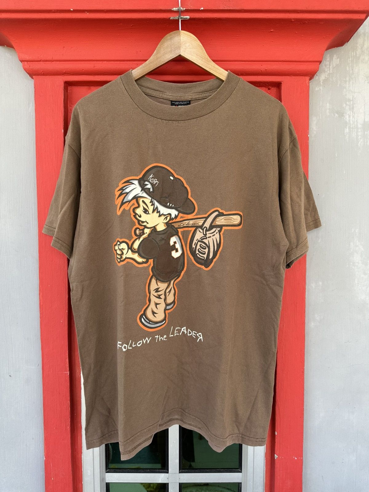 Band Tees Vintage 90s Korn Follow The Leader Band Tee Size US L / EU 52-54 / 3 - 1 Thumbnail