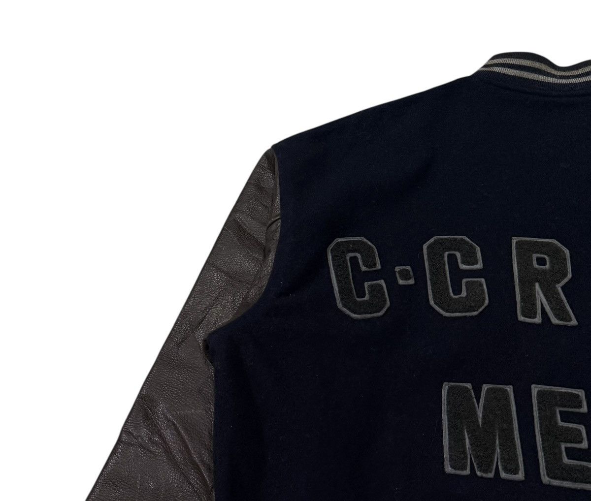 Japanese Brand Vintage Claude Cross Mens Wool Leather Varsity Jacket Size US L / EU 52-54 / 3 - 5 Thumbnail