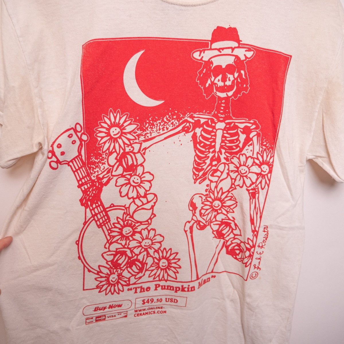 Online Ceramics Online Ceramics Rare Pumpkin Man Tee Size M Size US M / EU 48-50 / 2 - 2 Thumbnail