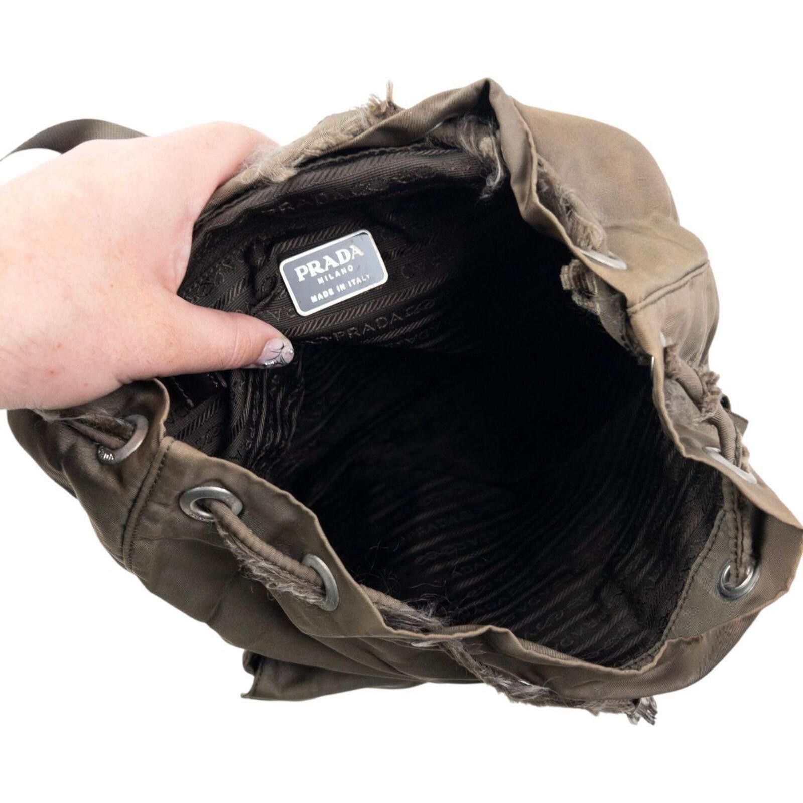 Prada Vintage 2000s Prada Cargo Bucket Backpack Size ONE SIZE - 4 Thumbnail