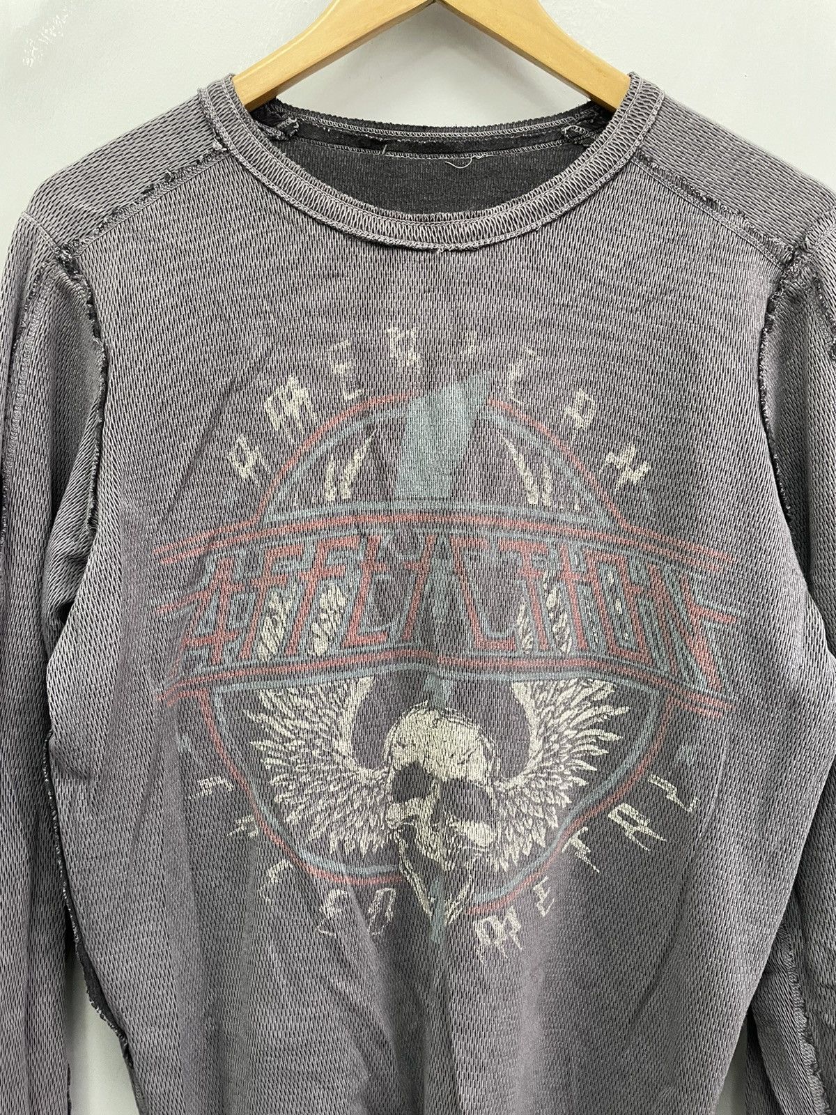 Affliction × Tapout Crazy Y2K Tapout Oversized reversible Boxy Affliction Tee Size US M / EU 48-50 / 2 - 2 Thumbnail