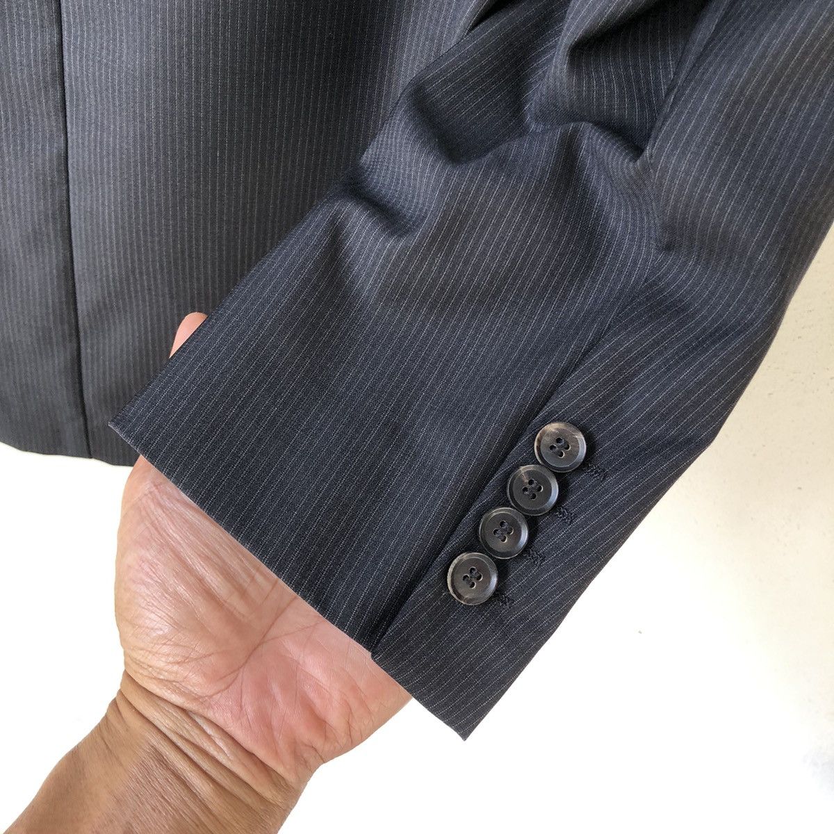 Hugo Boss BOSS HUGO BOSS “ Scorsese/Movie-H” Black Pinstripe Blazer Size 42R - 5 Thumbnail