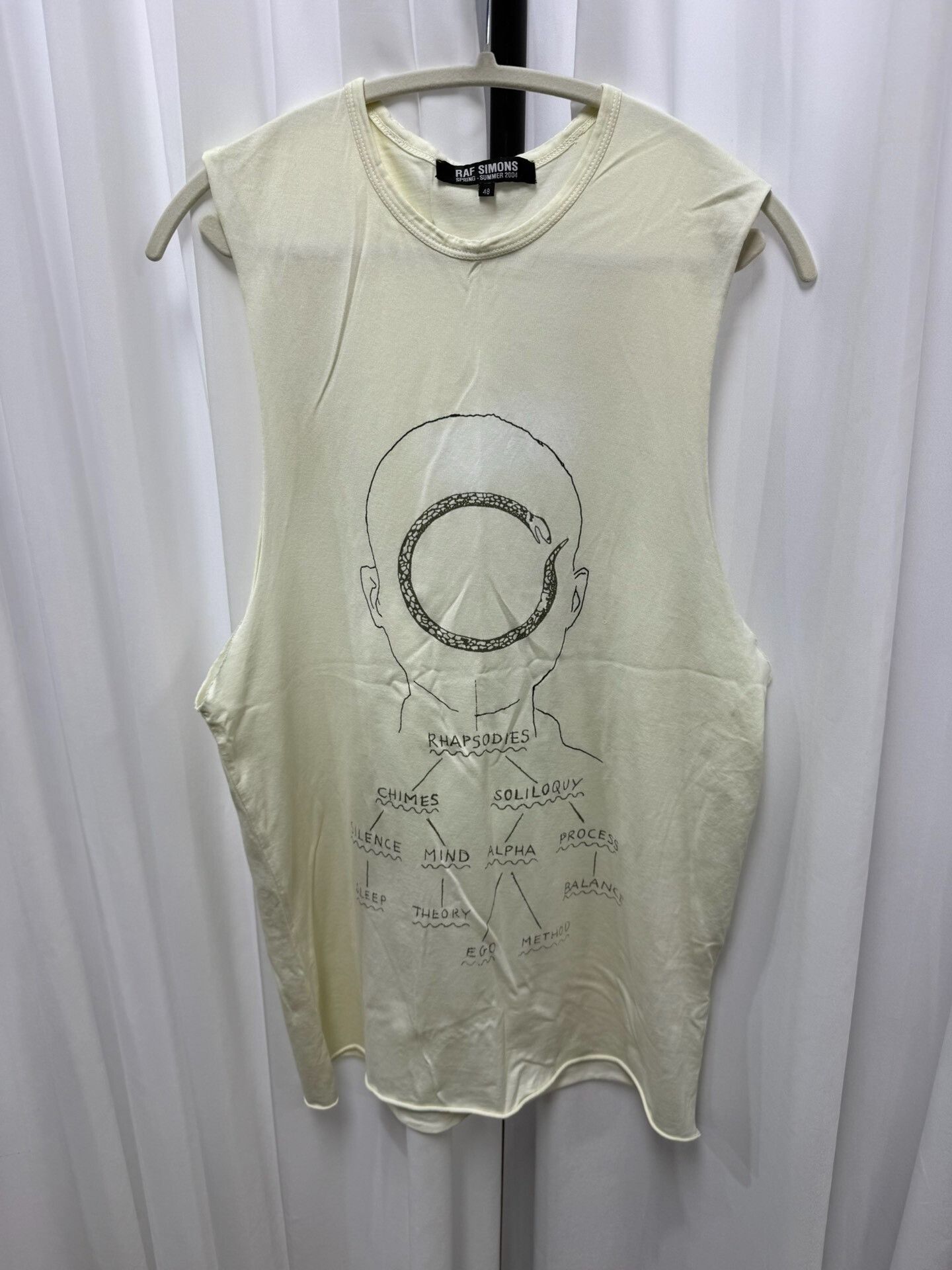 Raf Simons Raf Simons 04SS Distressed Tank Top Size US M / EU 48-50 / 2 - 1 Thumbnail