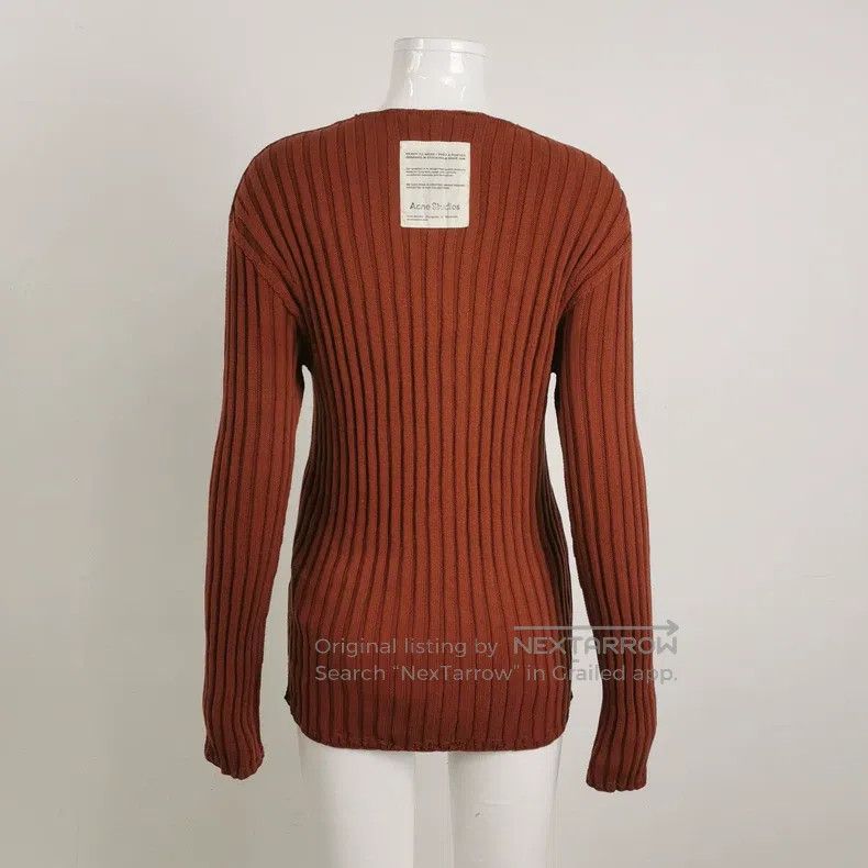 Acne Studios Acne Studios Cotton Solid Color Crew Neck Long Sleeve Size S / US 4 / IT 40 - 2 Thumbnail