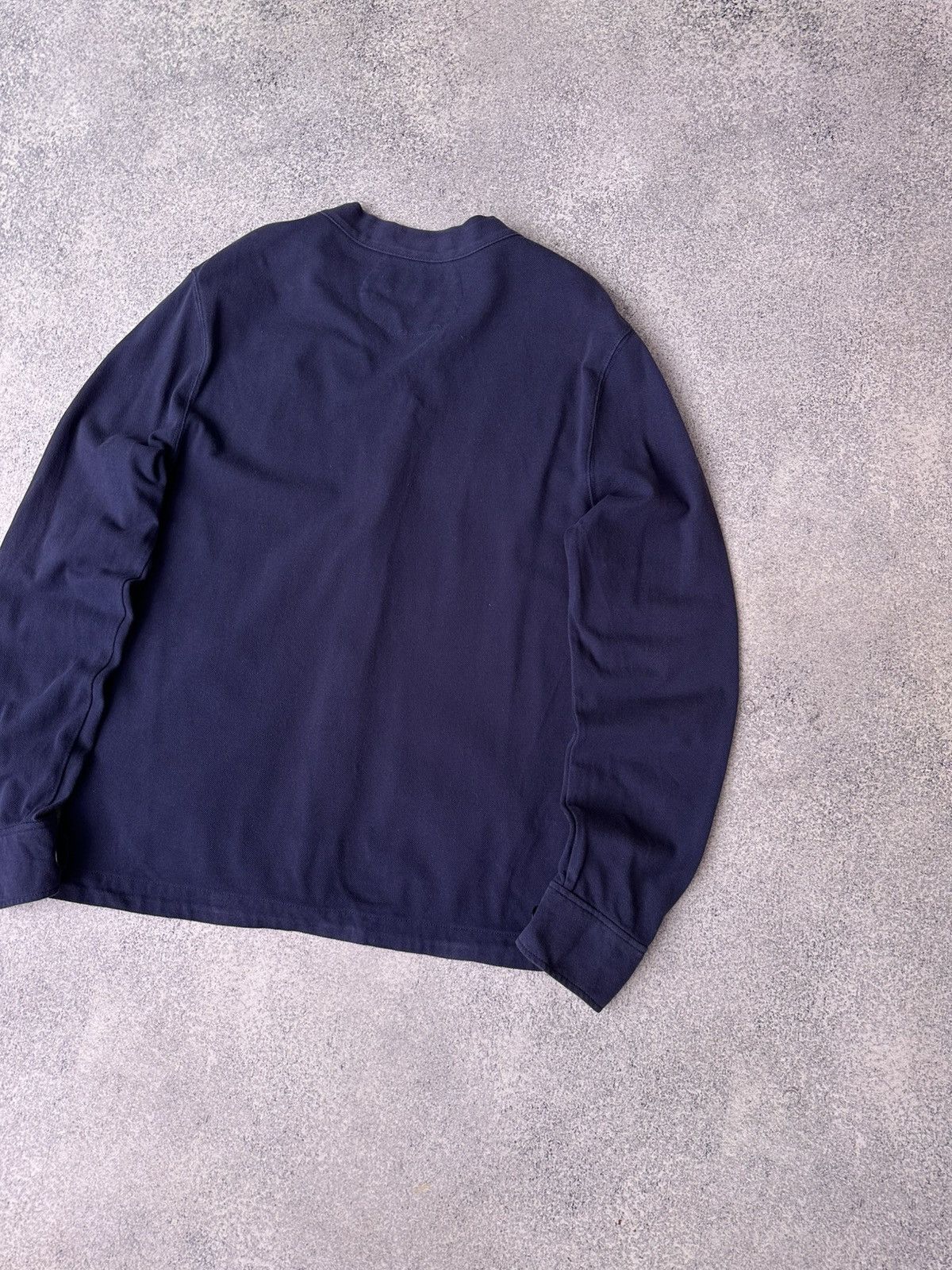 Polo Ralph Lauren Vintage Polo Ralph Lauren Woman Washed Navy Cardigan Sweater Size M / US 6-8 / IT 42-44 - 10 Thumbnail