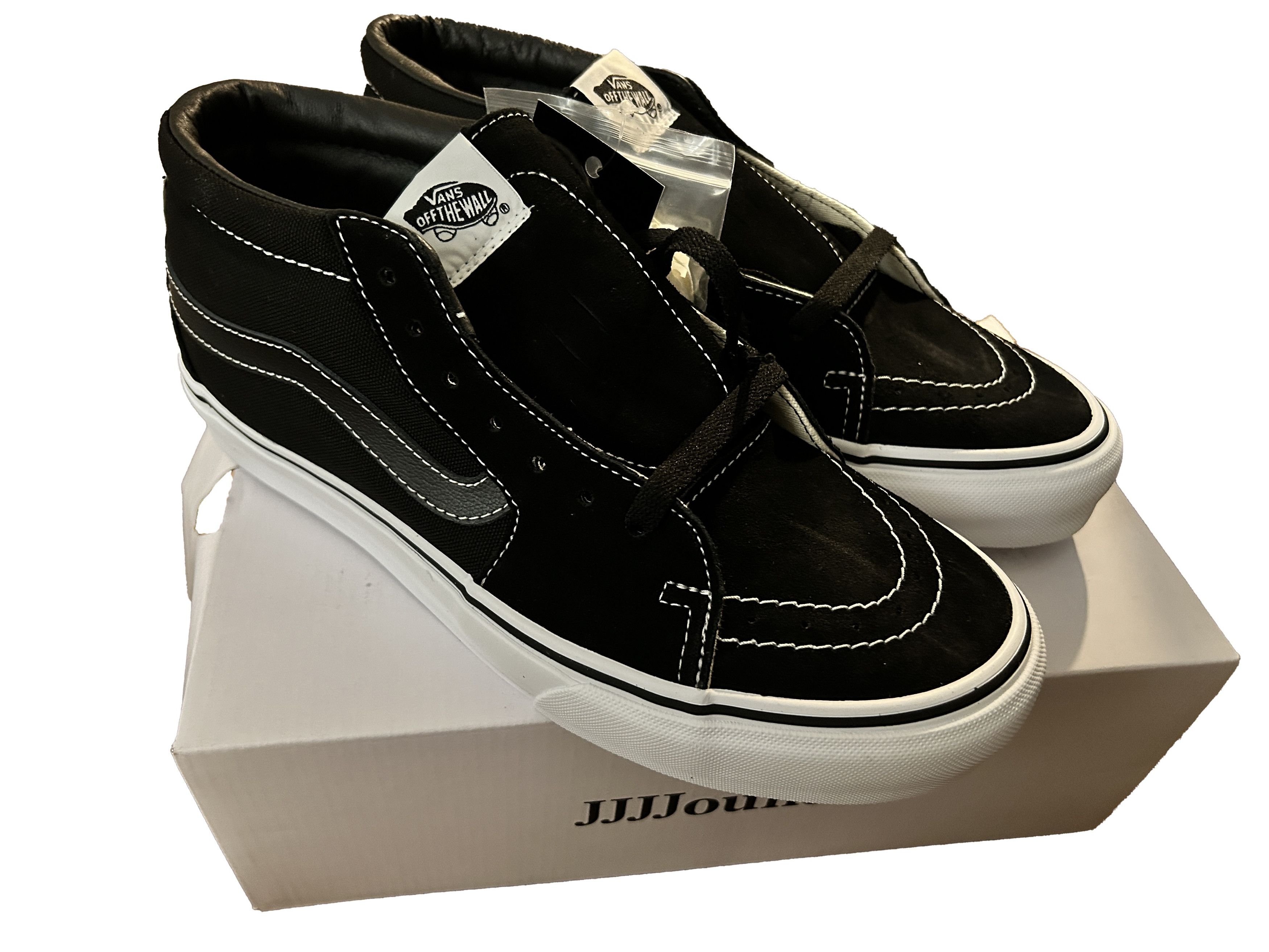 JJJJound × Vans Vans Vault Sk8-Mid LX JJJJound Black Size US 9.5 / EU 42-43 - 2 Thumbnail