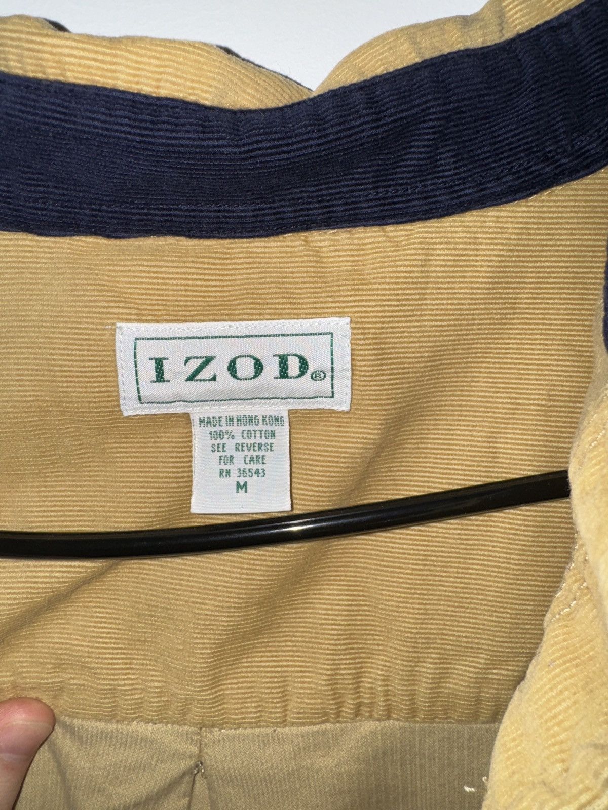 Izod Corduroy IZOD yellow button up Size US M / EU 48-50 / 2 - 2 Thumbnail
