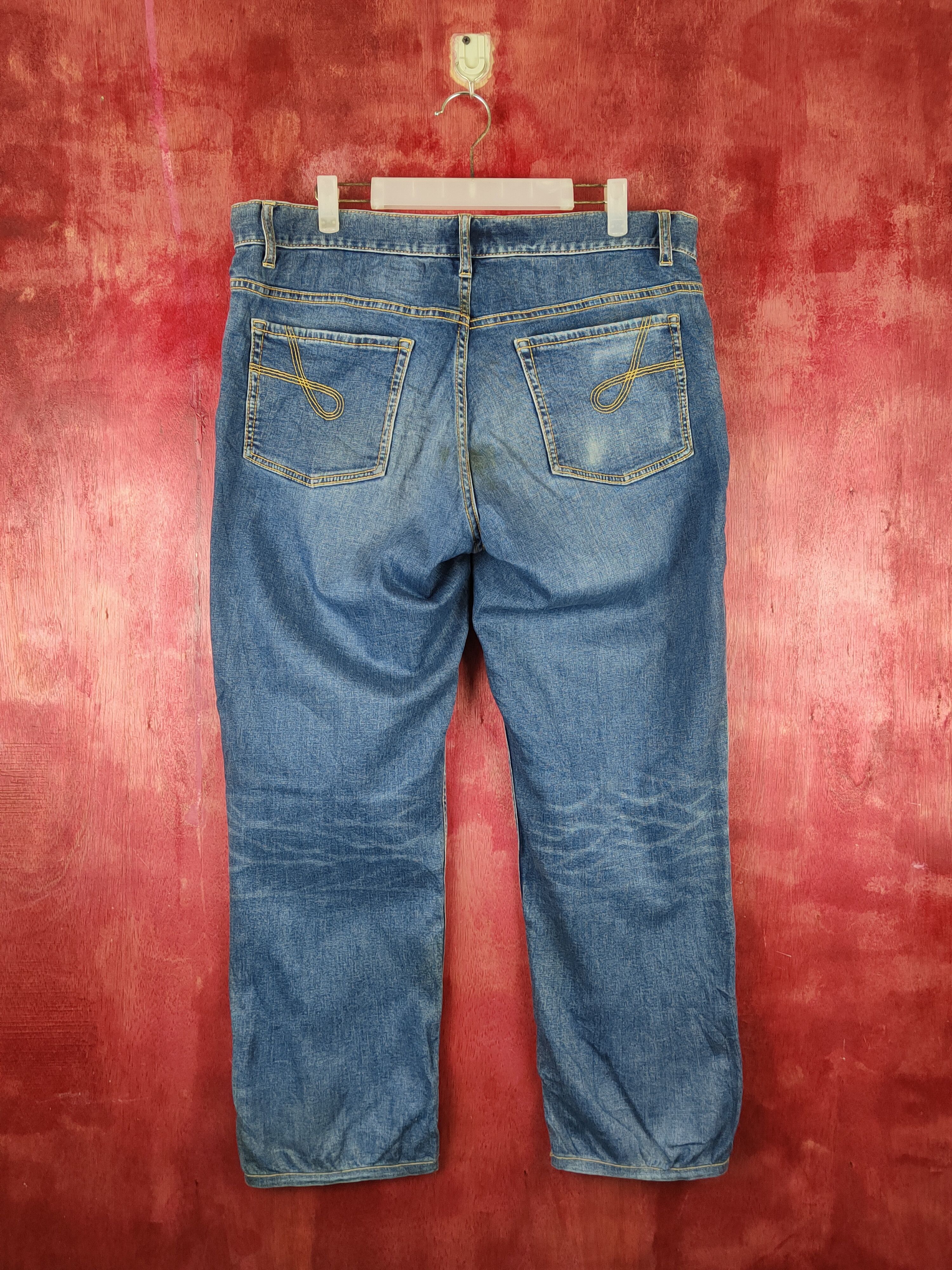 JOSEPH HOMME Joseph Homme Blue Faded Distressed Ripped Jeans #S1643 Size US 36 / EU 52 - 7 Thumbnail