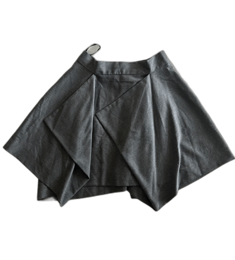 Vivienne Westwood Gray Asymmetric Skirt - dmc