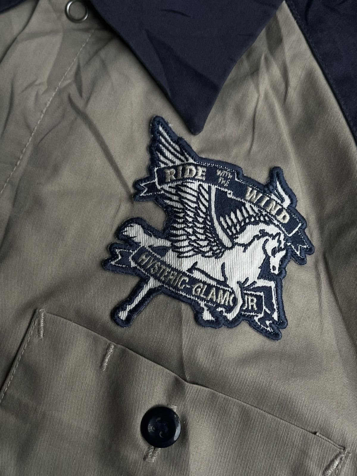 Hysteric Glamour HYSTRIC GLAMOUR RIDE WITH THE WIND WORK SHIRTS JAPANESE Size US S / EU 44-46 / 1 - 4 Thumbnail