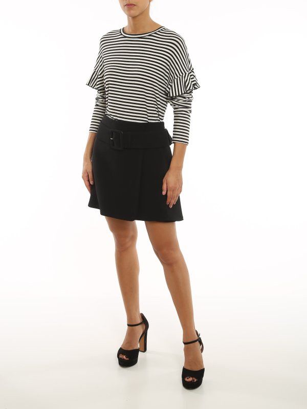 Versace o1y0226 Mini Skirt in Black Size 26" / US 2 / IT 38 - 5 Thumbnail
