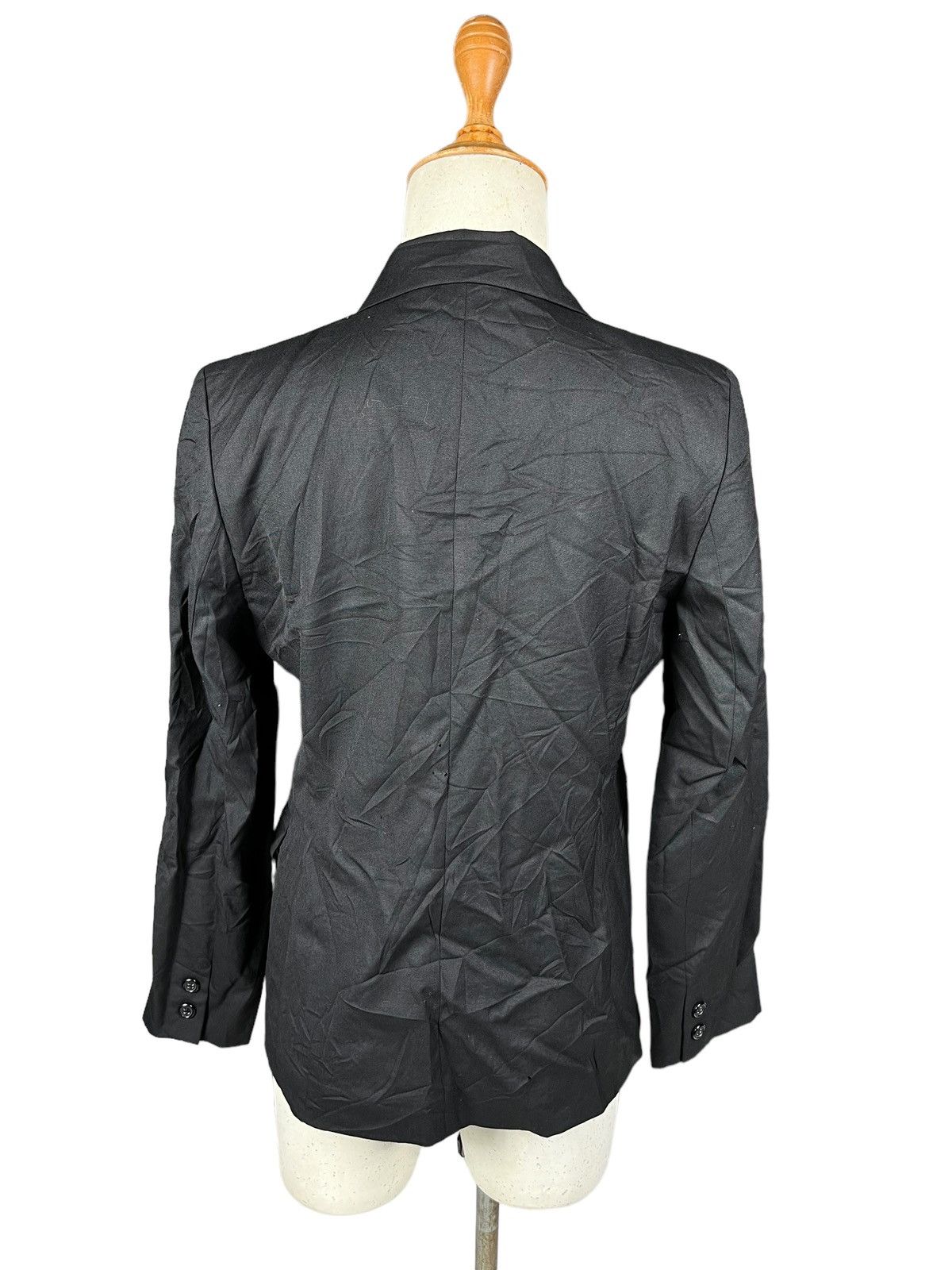 Kansai Yamamoto × Tsumori Chisato × Yohji Yamamoto Ined Blazer Yohji Yamamoto Wool Women Size S / US 4 / IT 40 - 4 Thumbnail