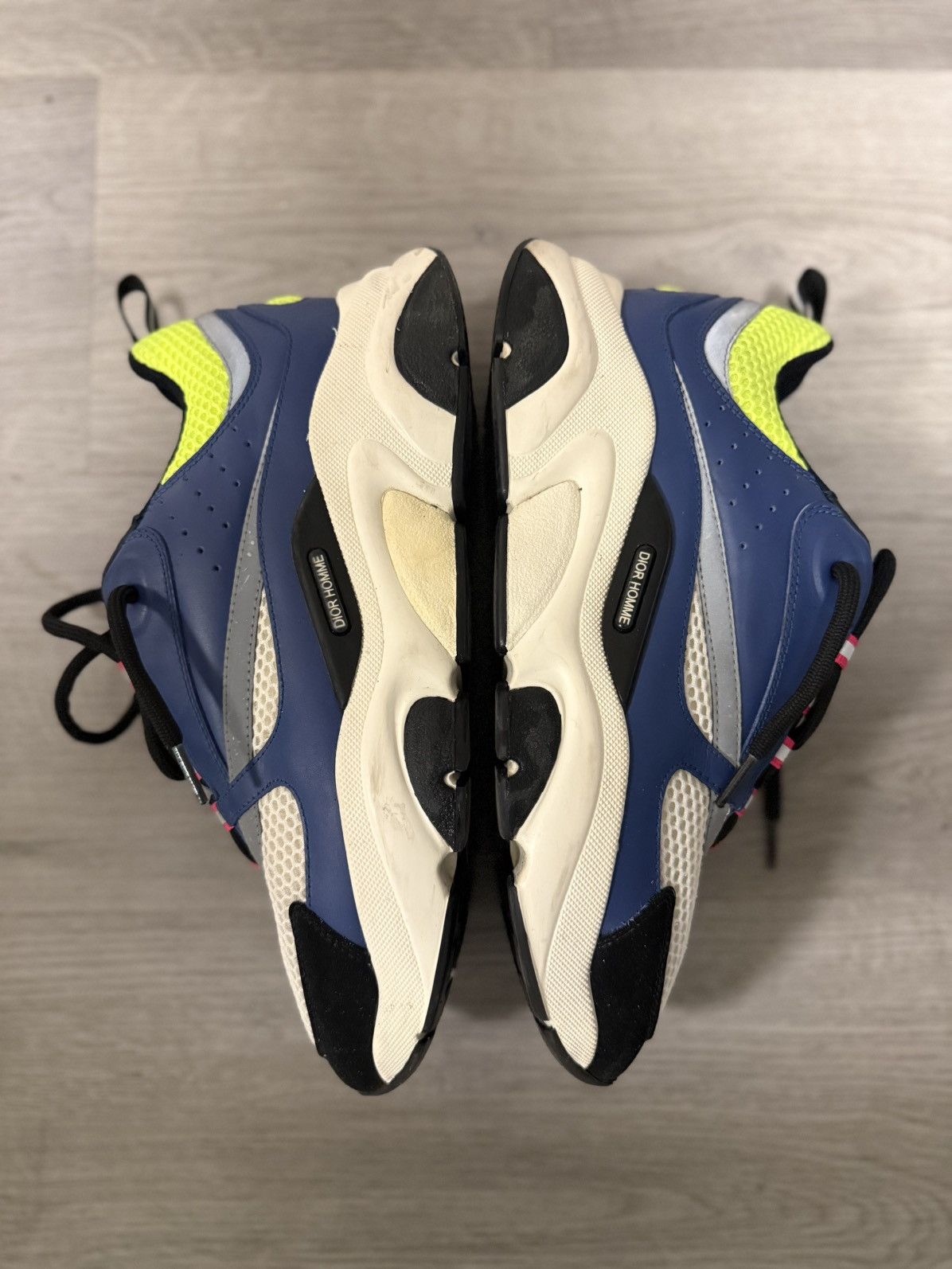 Dior Dior B22 White/Blue/Neon Size US 9 / EU 42 - 5 Thumbnail